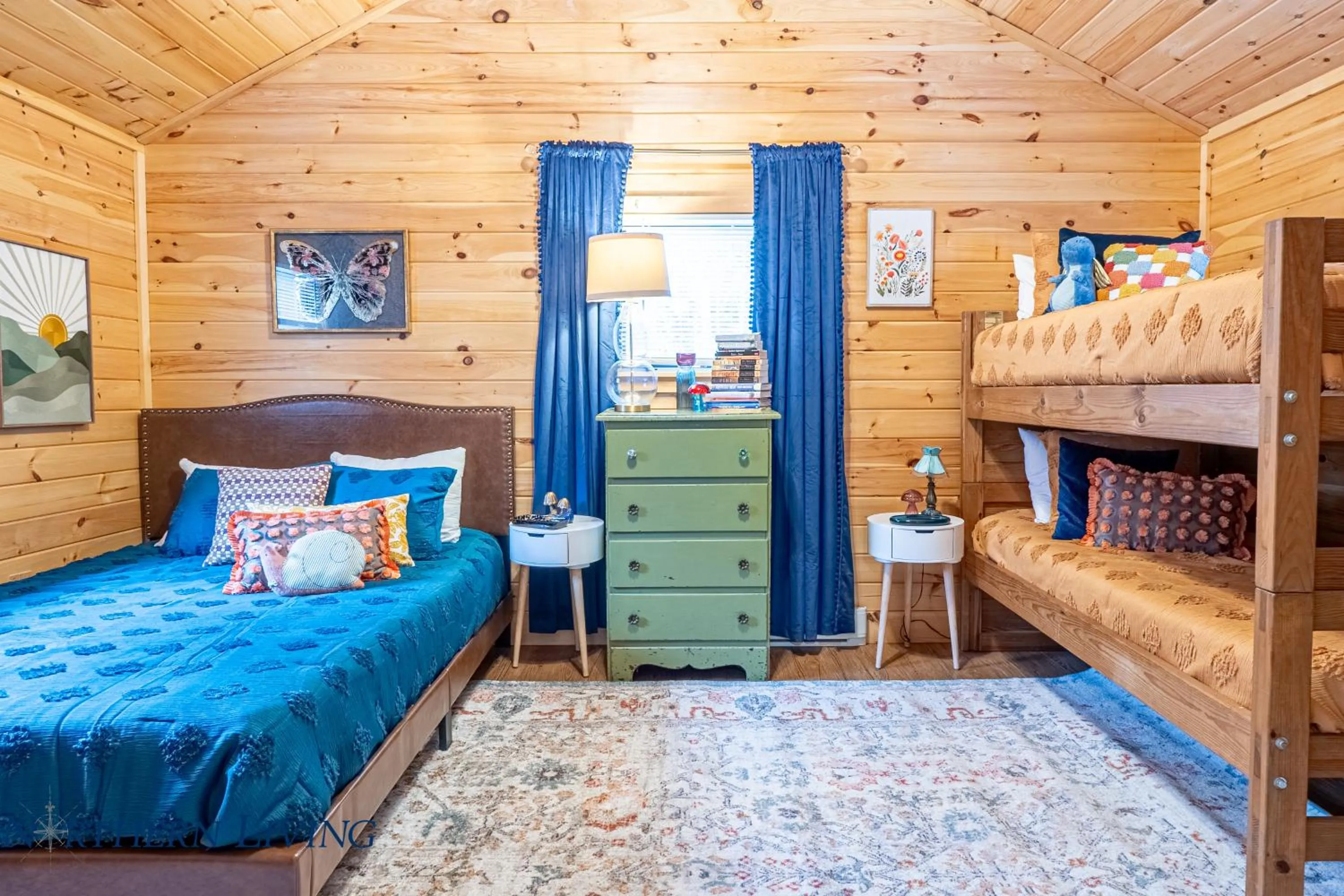 Bed in English Brook Cottages