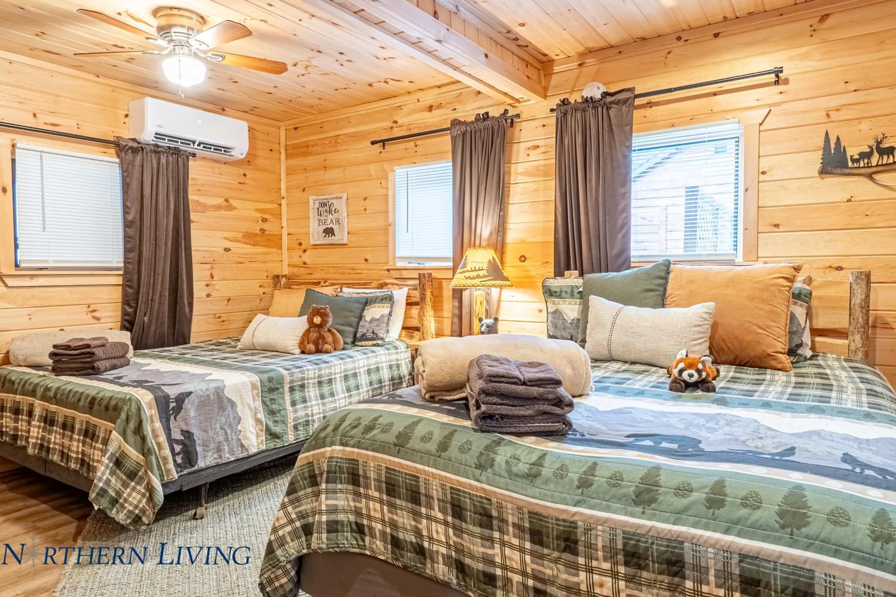 Bed in English Brook Cottages