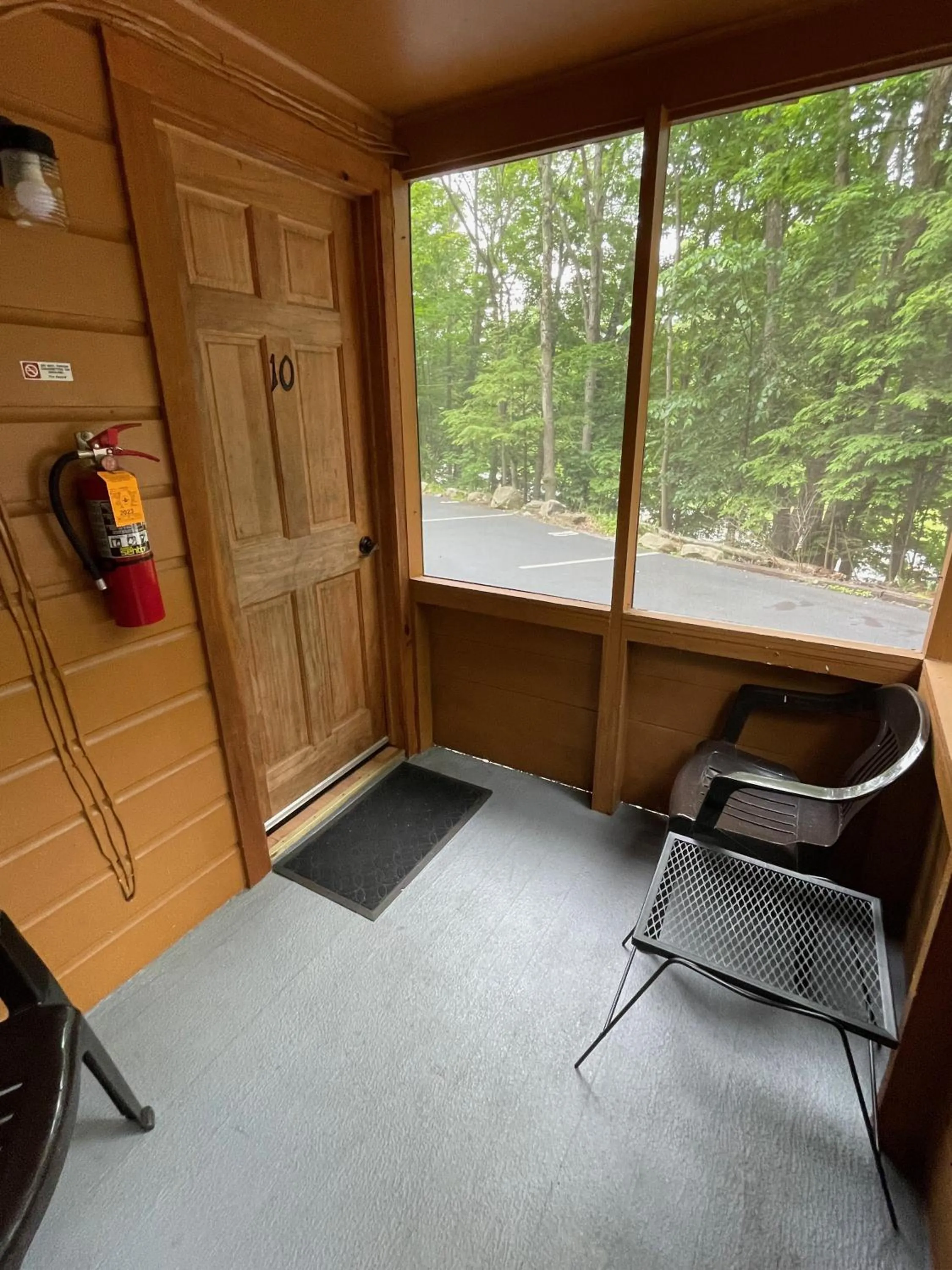 Seating area in English Brook Cottages