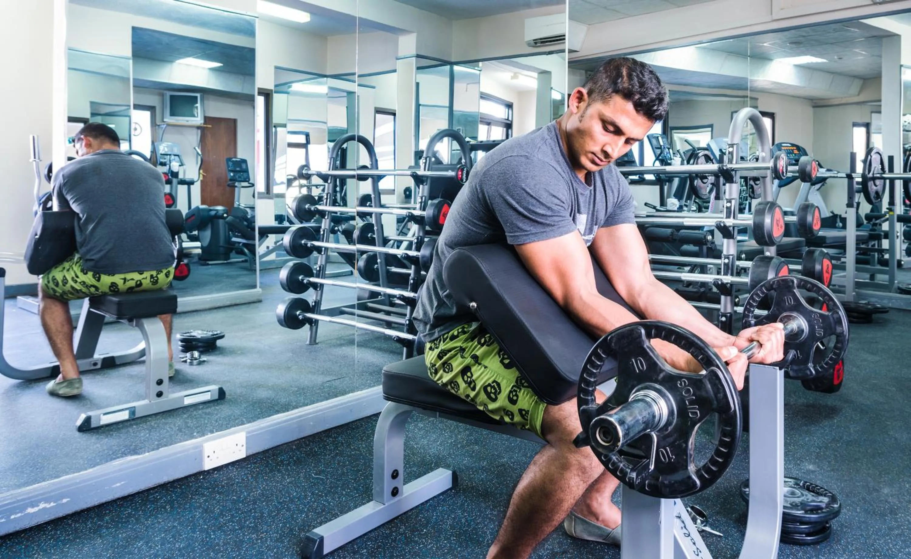 Fitness centre/facilities in Al Wadi Hotel