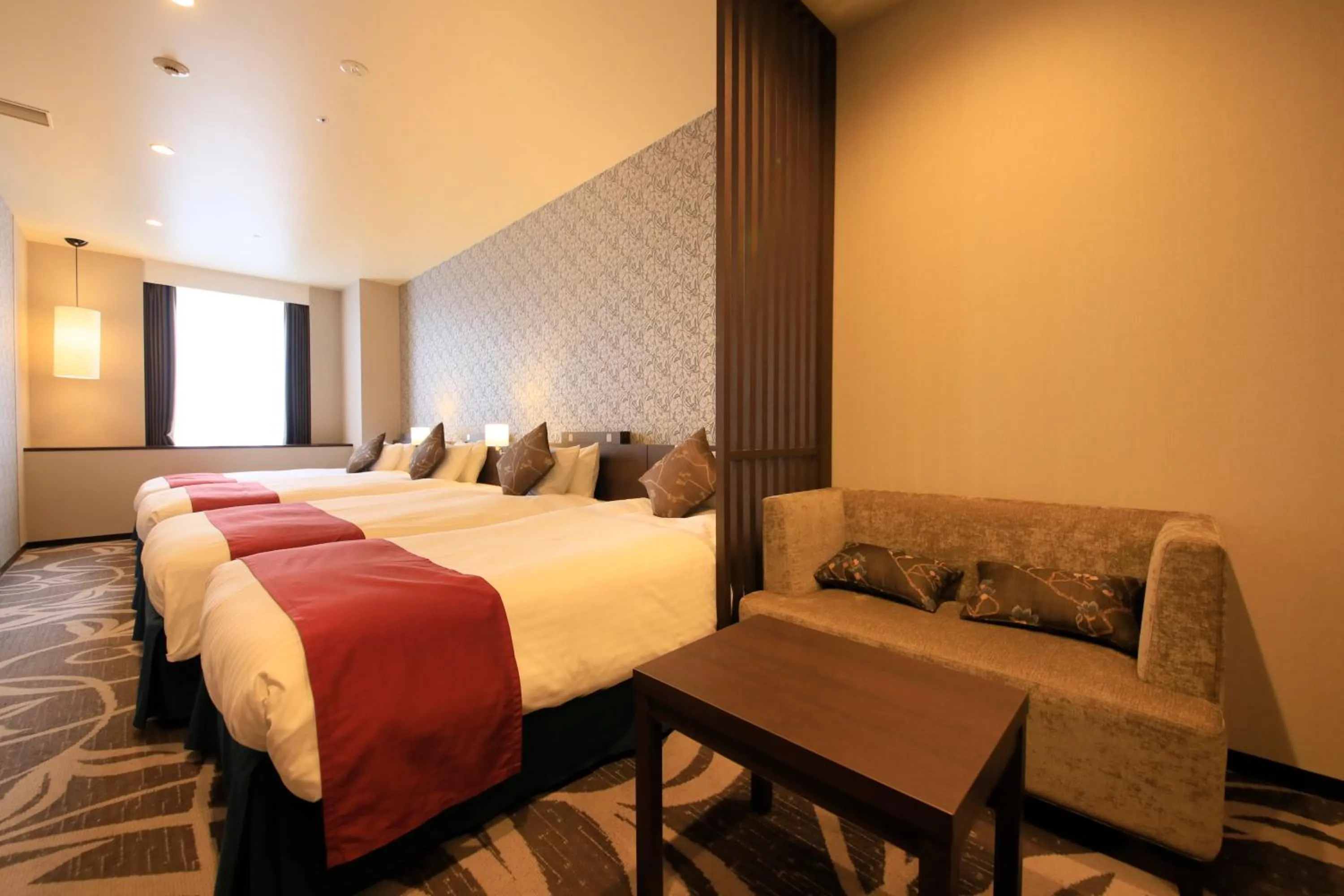 Photo of the whole room, Bed in Hotel La Raison Osaka