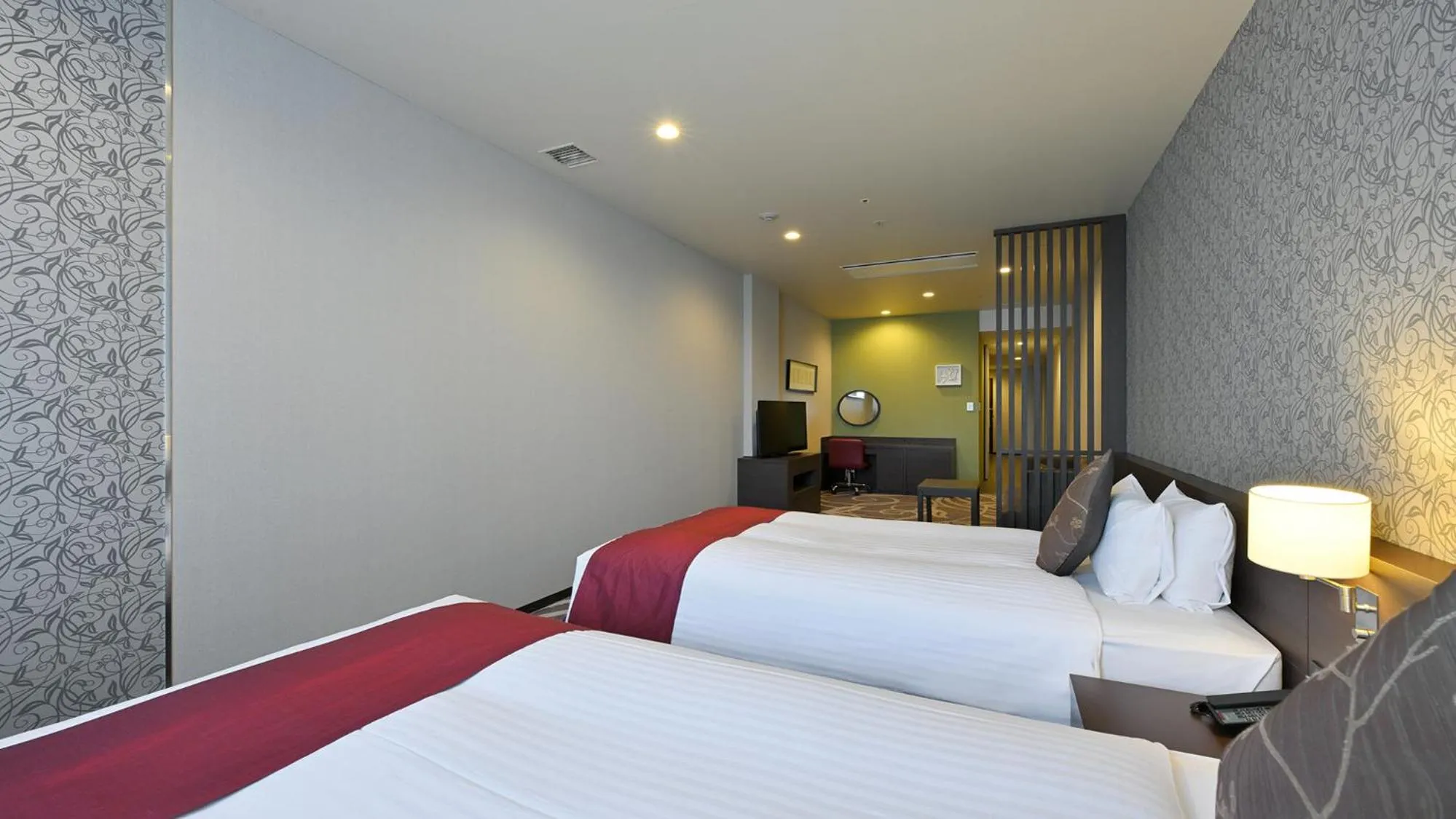 Photo of the whole room, Bed in Quintessa Hotel Osaka Bay