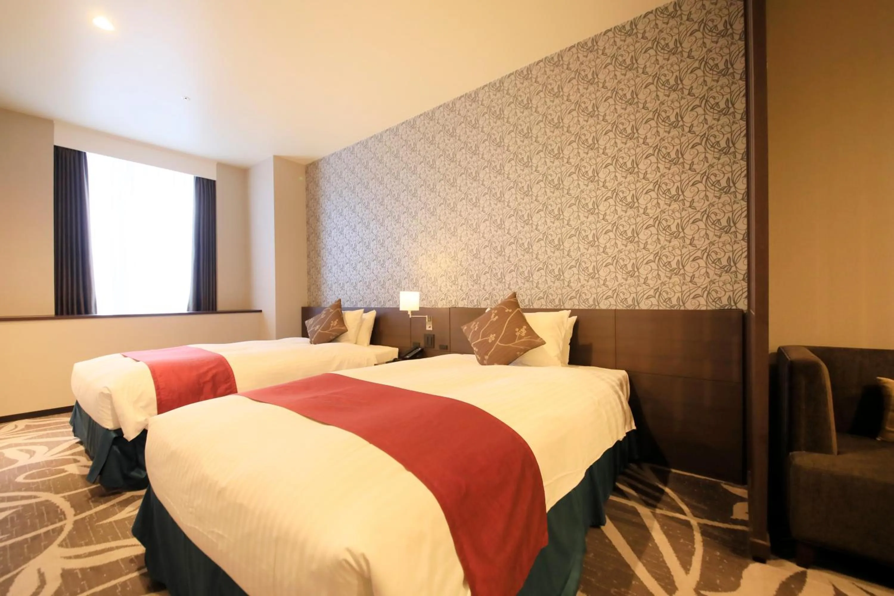 Photo of the whole room, Bed in Hotel La Raison Osaka