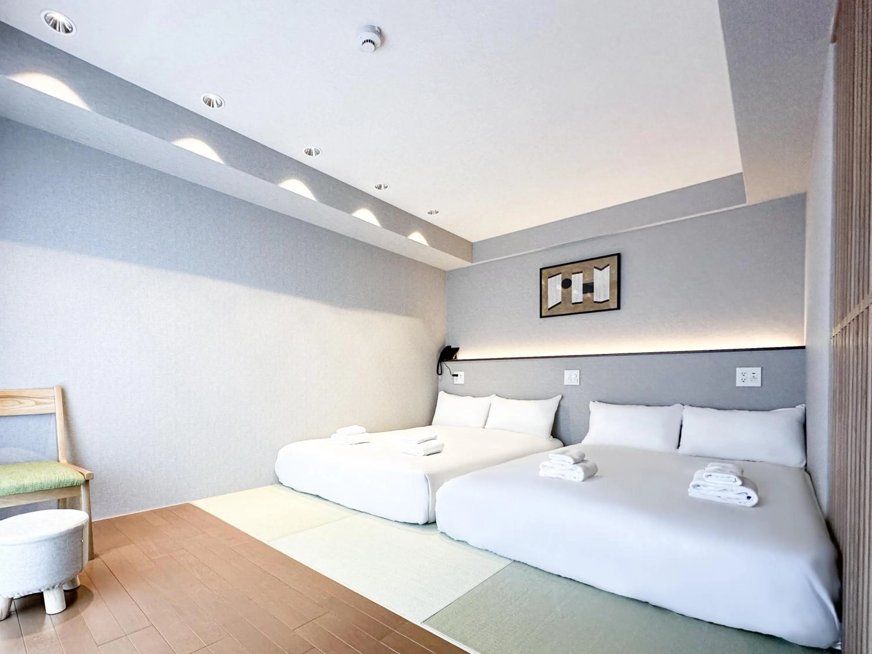 Bed in Osaka Ebisu Hotel