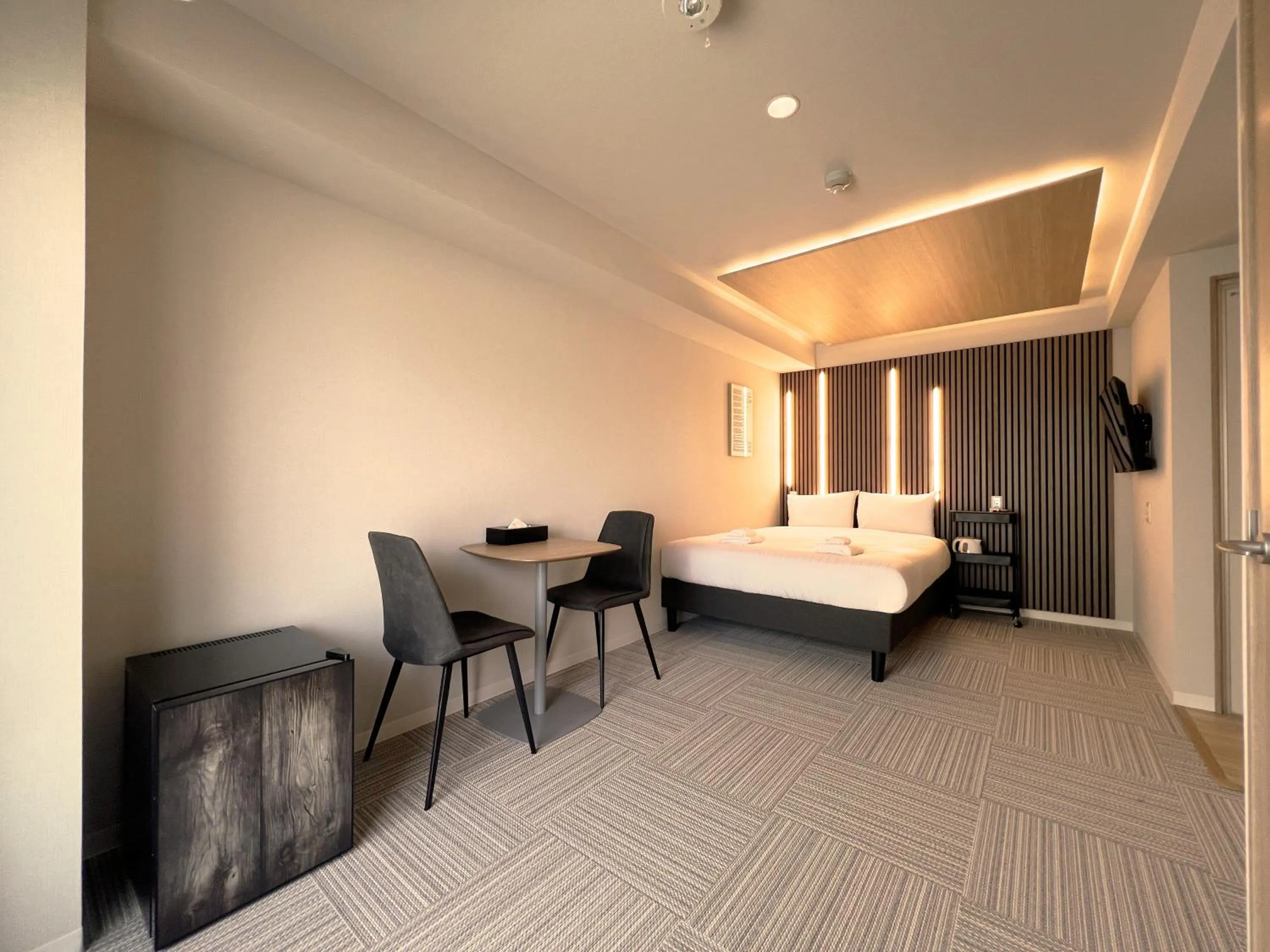 Bed in Osaka Ebisu Hotel