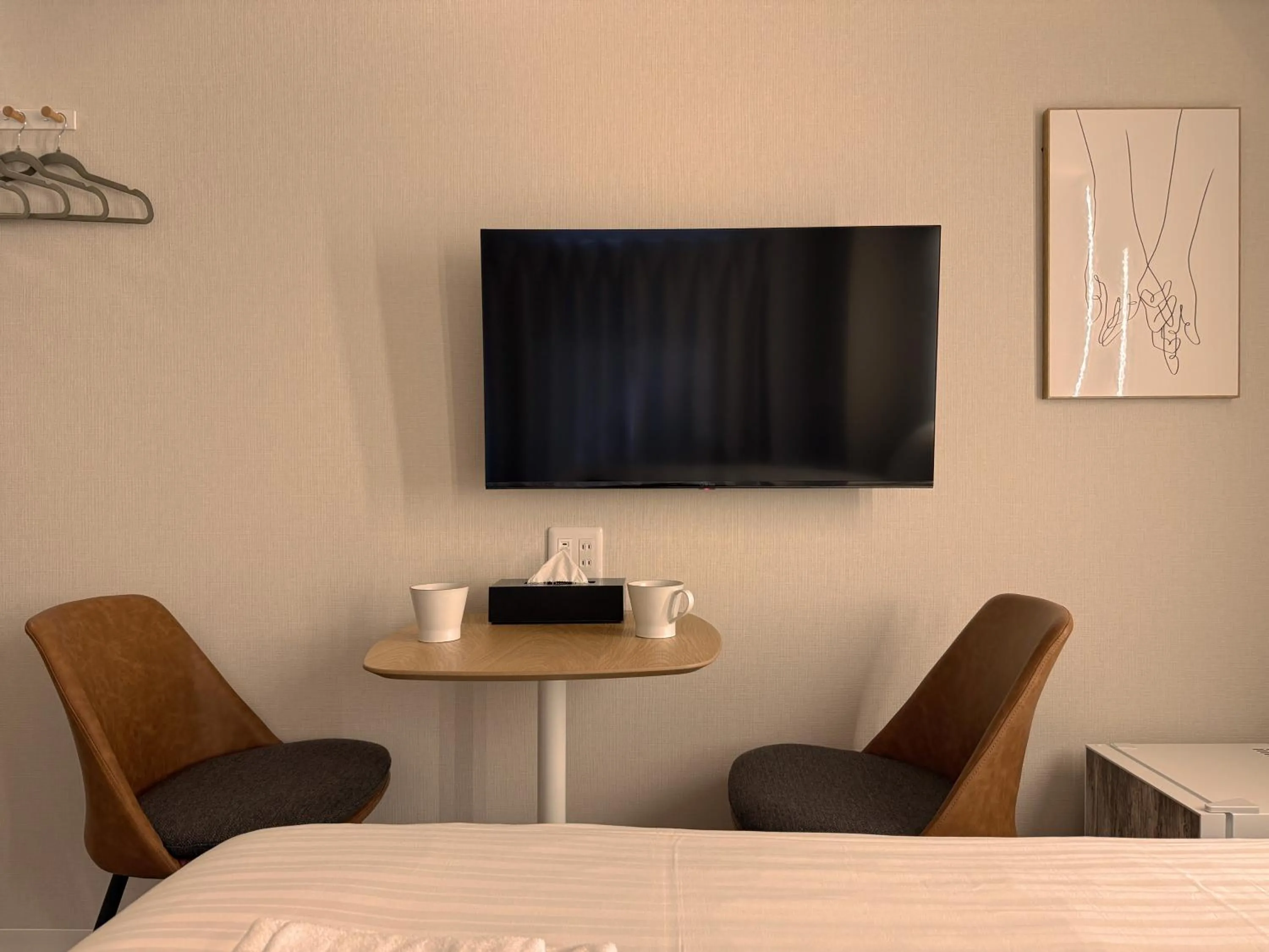 Bed in Osaka Ebisu Hotel