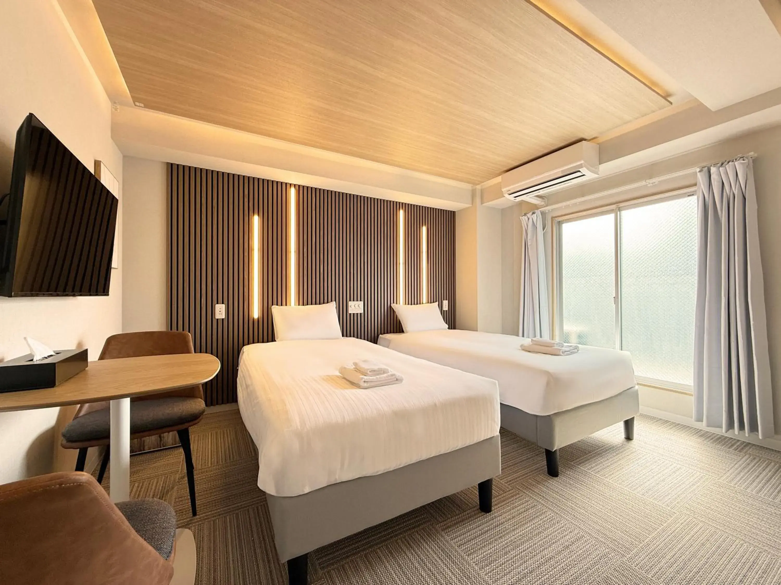 Bed in Osaka Ebisu Hotel Bed in Osaka Ebisu Hotel