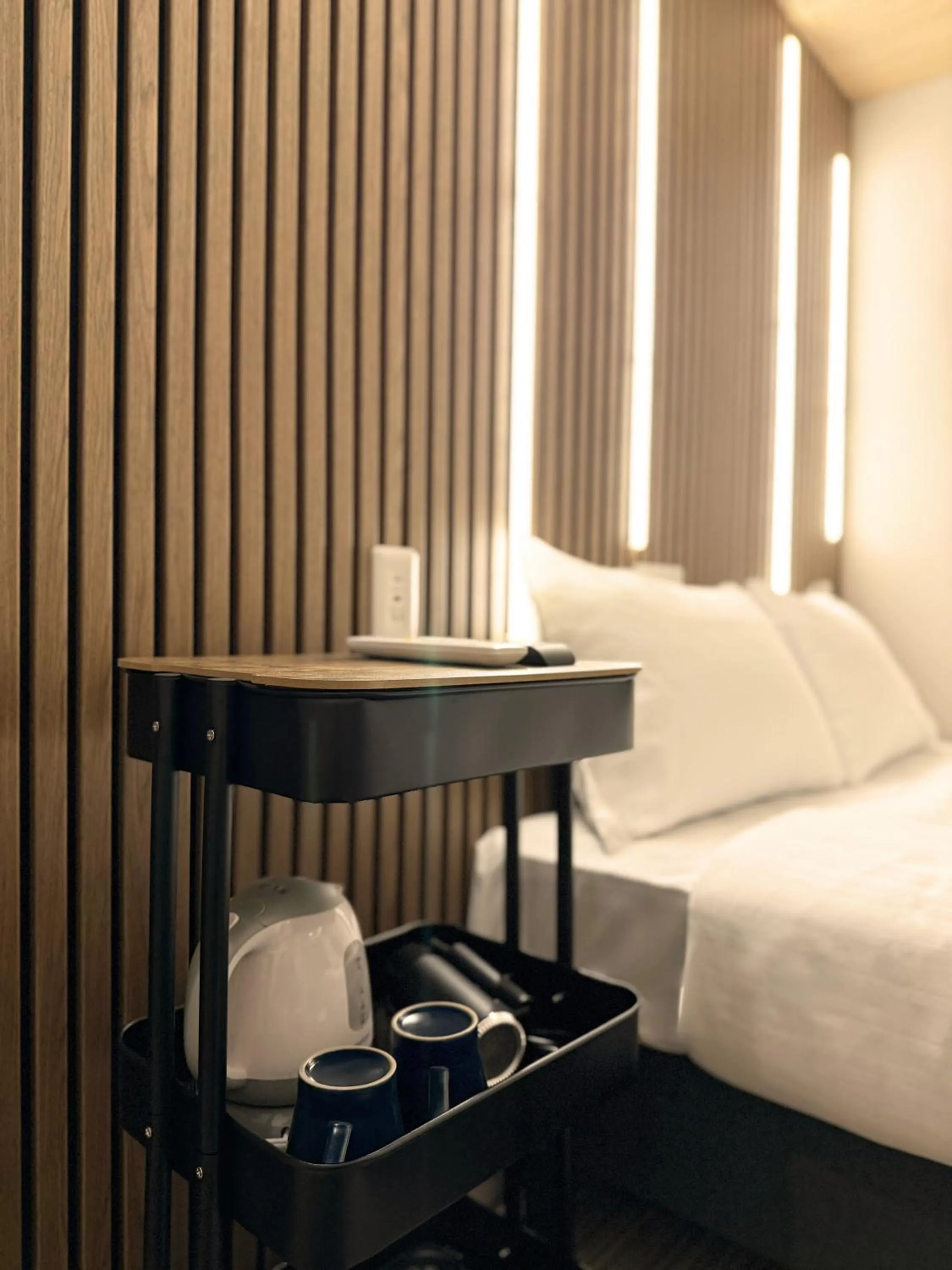 Bed in Osaka Ebisu Hotel