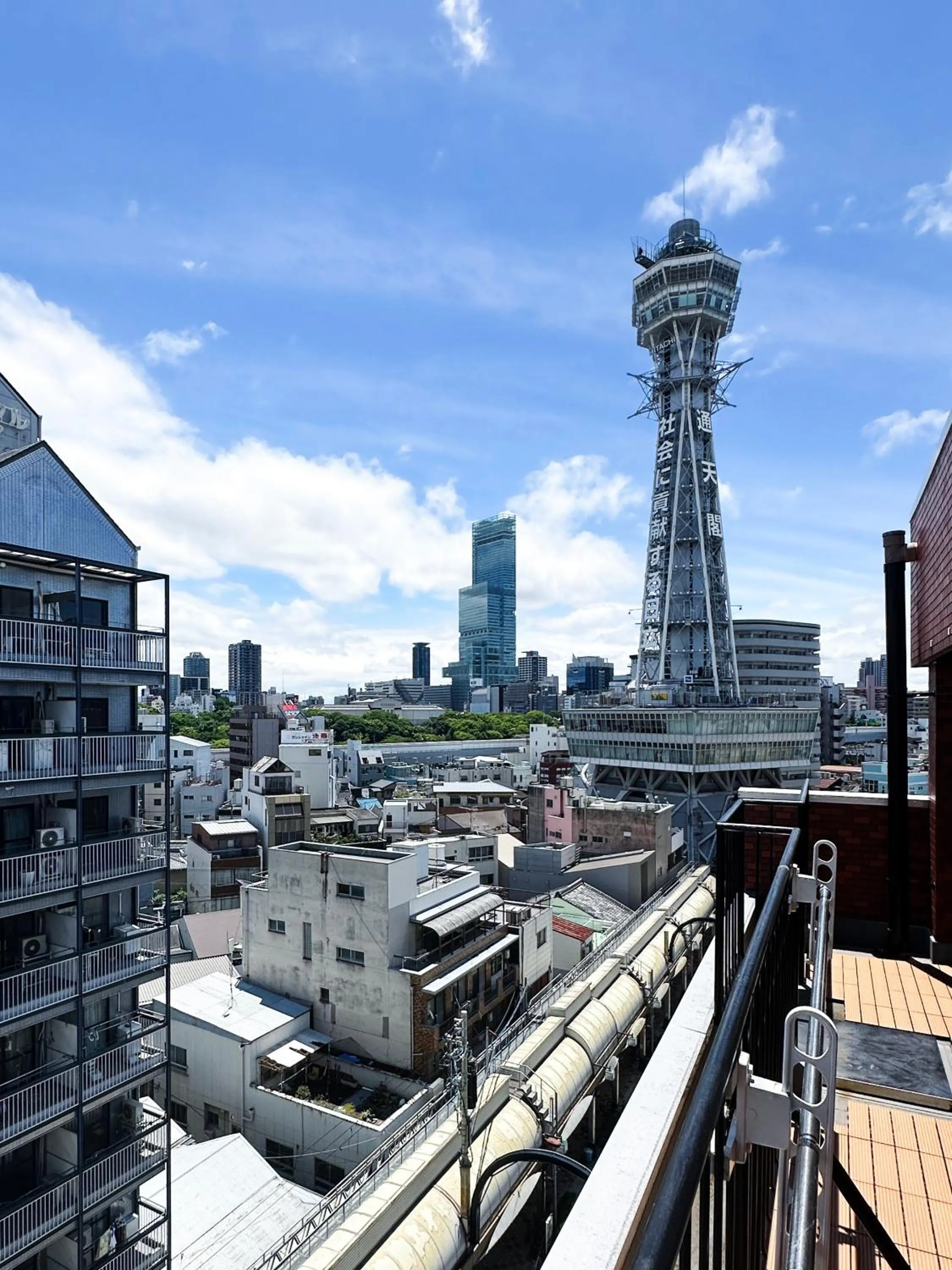 City view in Osaka Ebisu Hotel