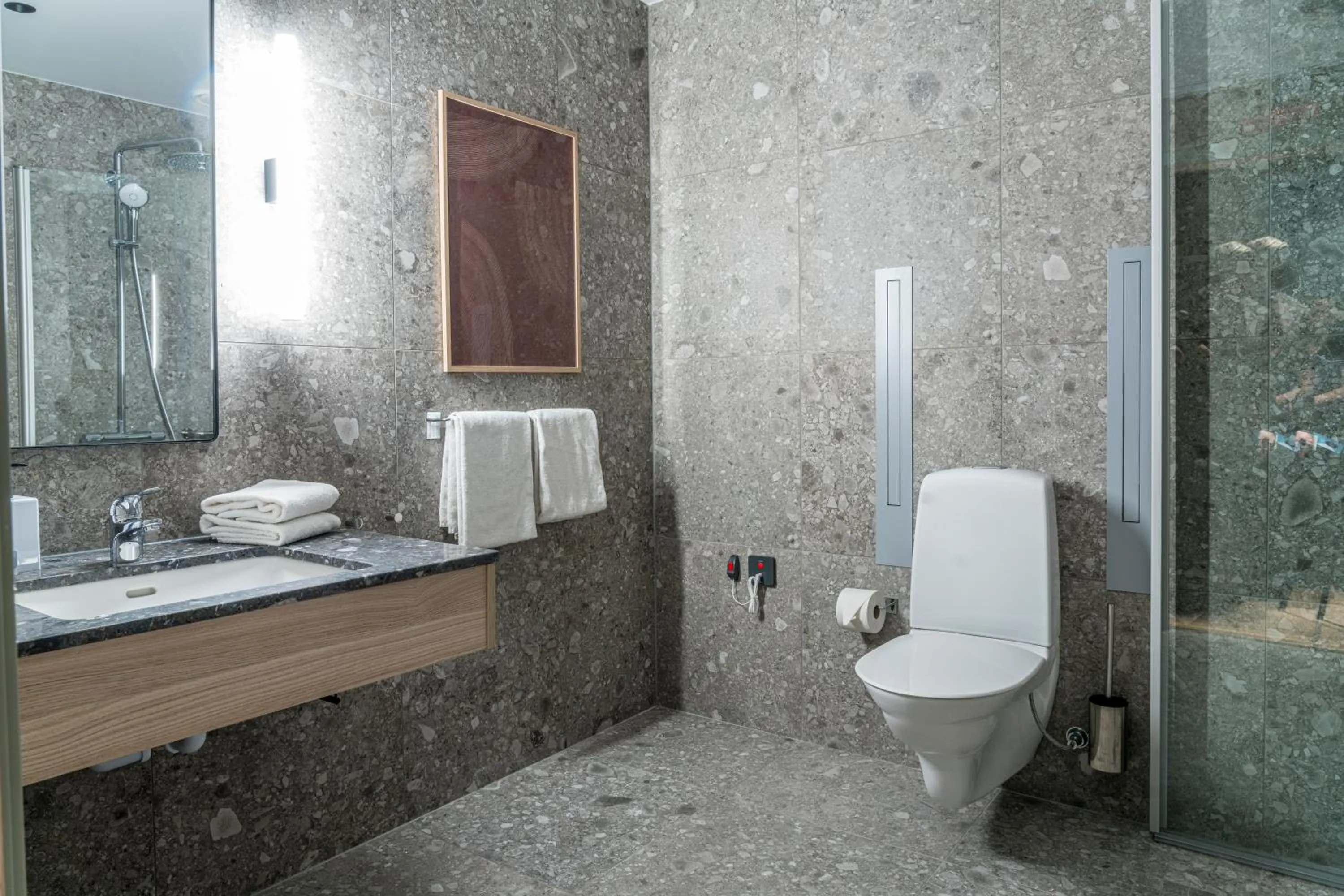 Toilet in Quality Hotel Grand, Borås