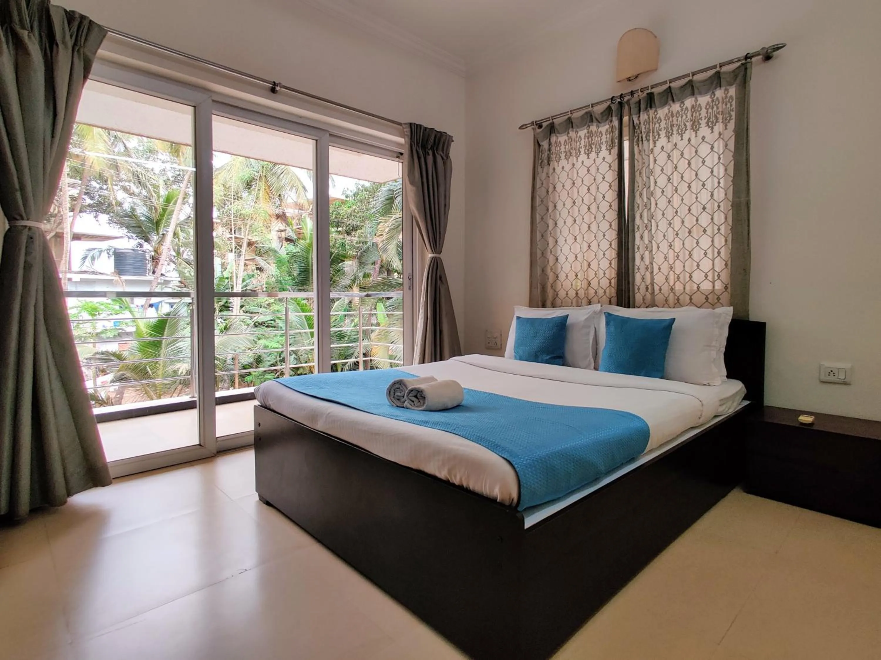 Bed in Ivy Retreat Apartments, Baga, Goa
