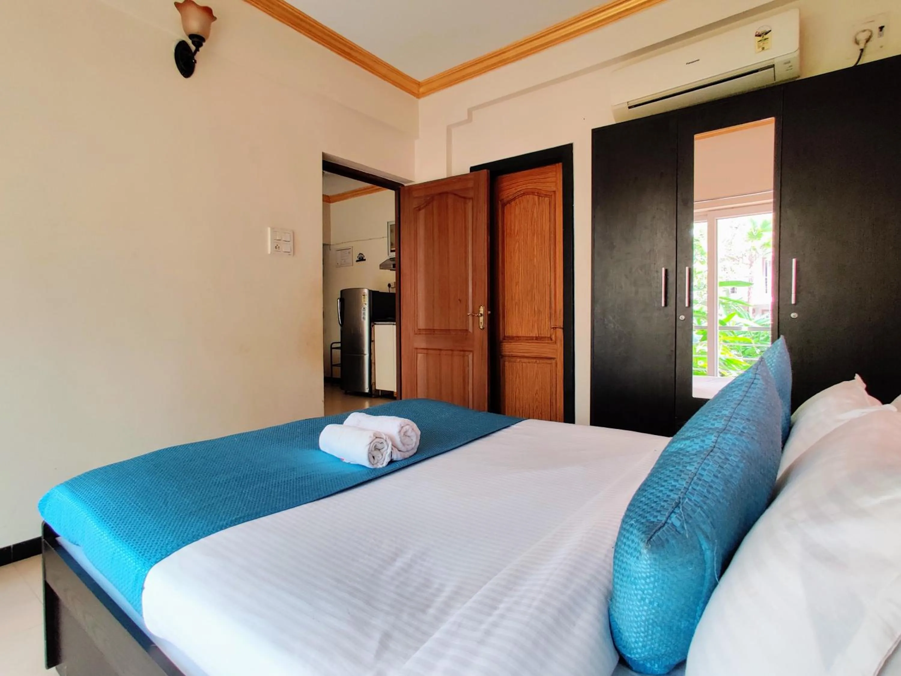 Bed in Ivy Retreat Apartments, Baga, Goa