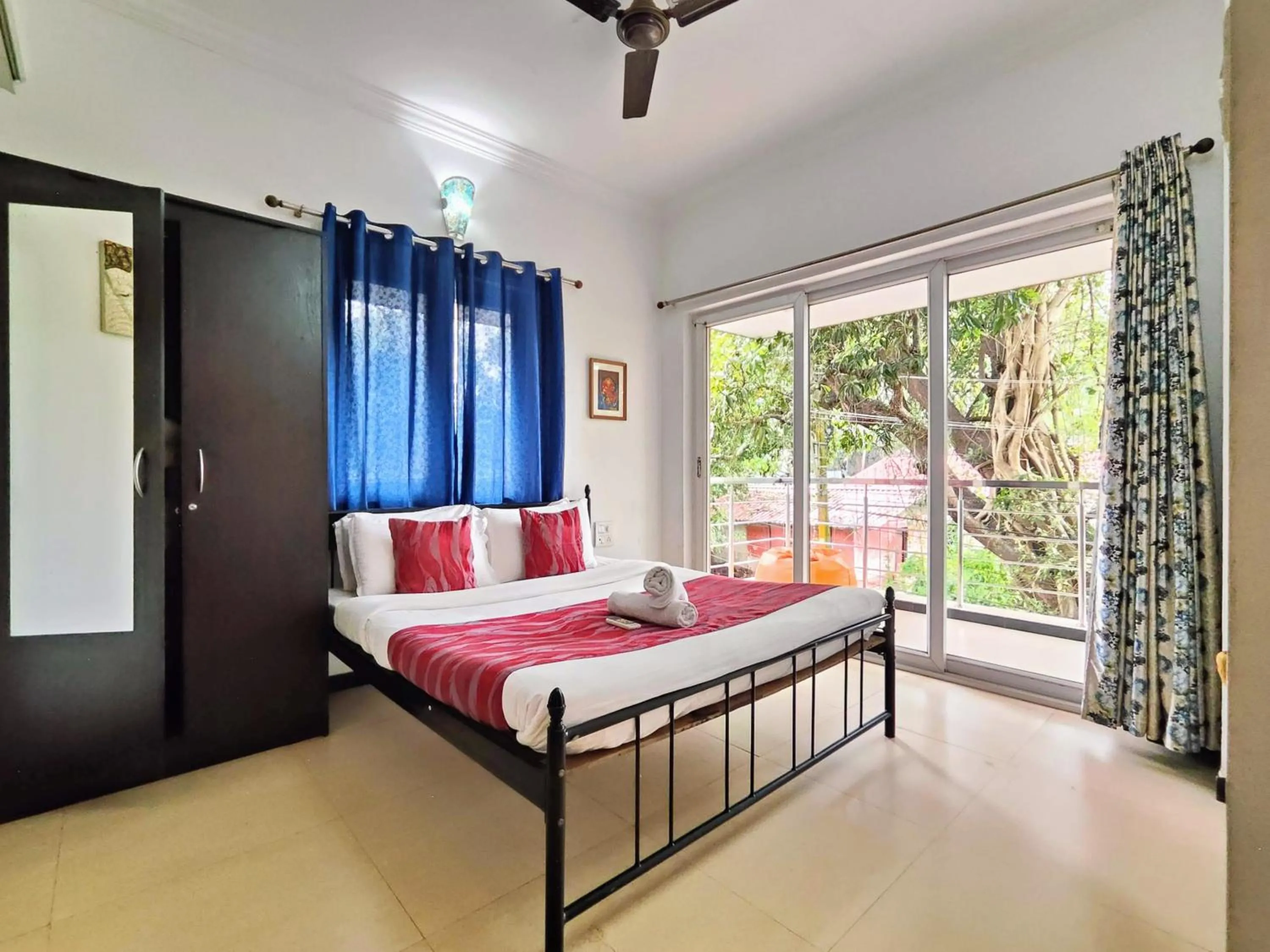 Bed in Ivy Retreat Apartments, Baga, Goa