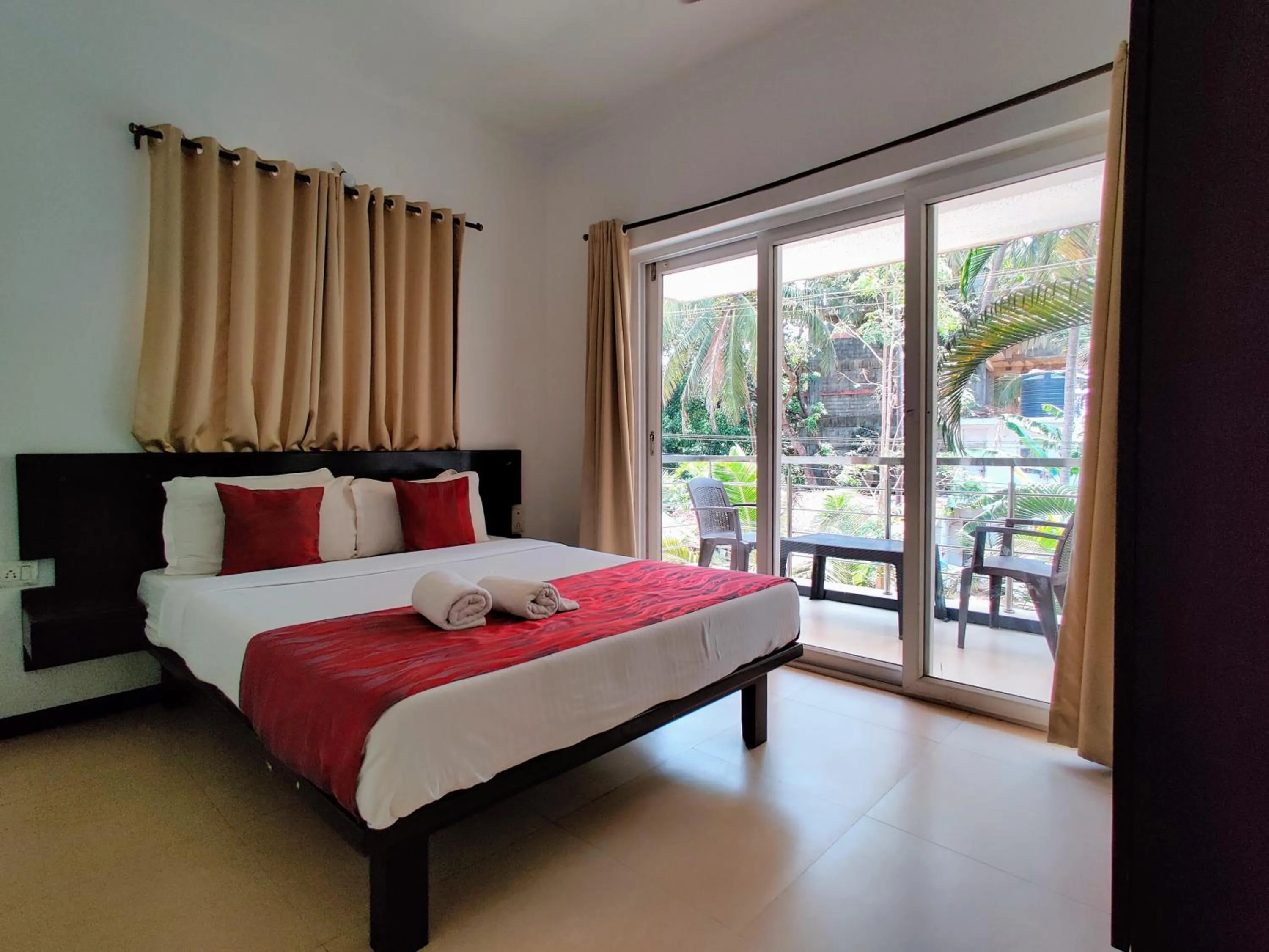 Bed in Ivy Retreat Apartments, Baga, Goa
