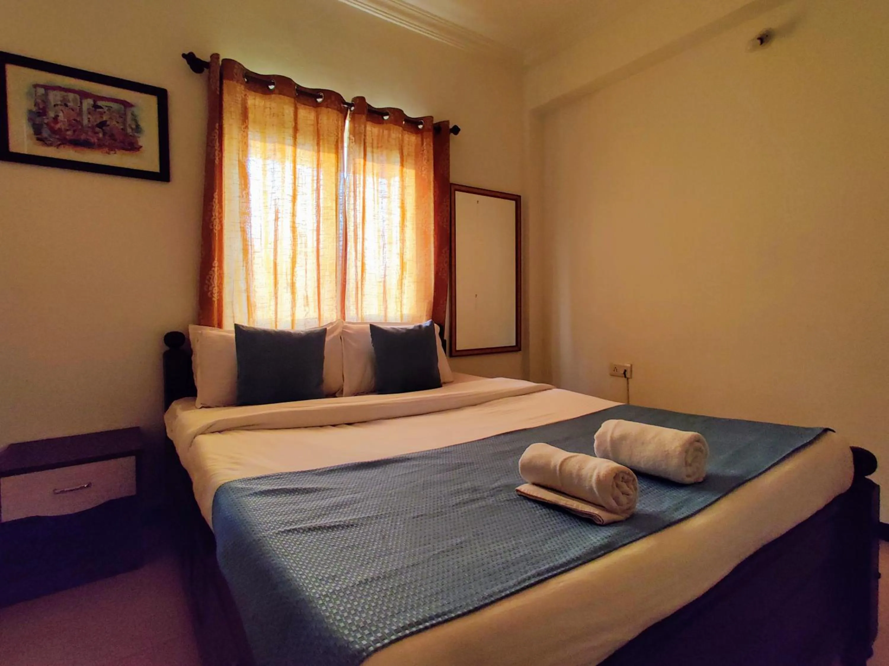 Bed in Ivy Retreat Apartments, Baga, Goa