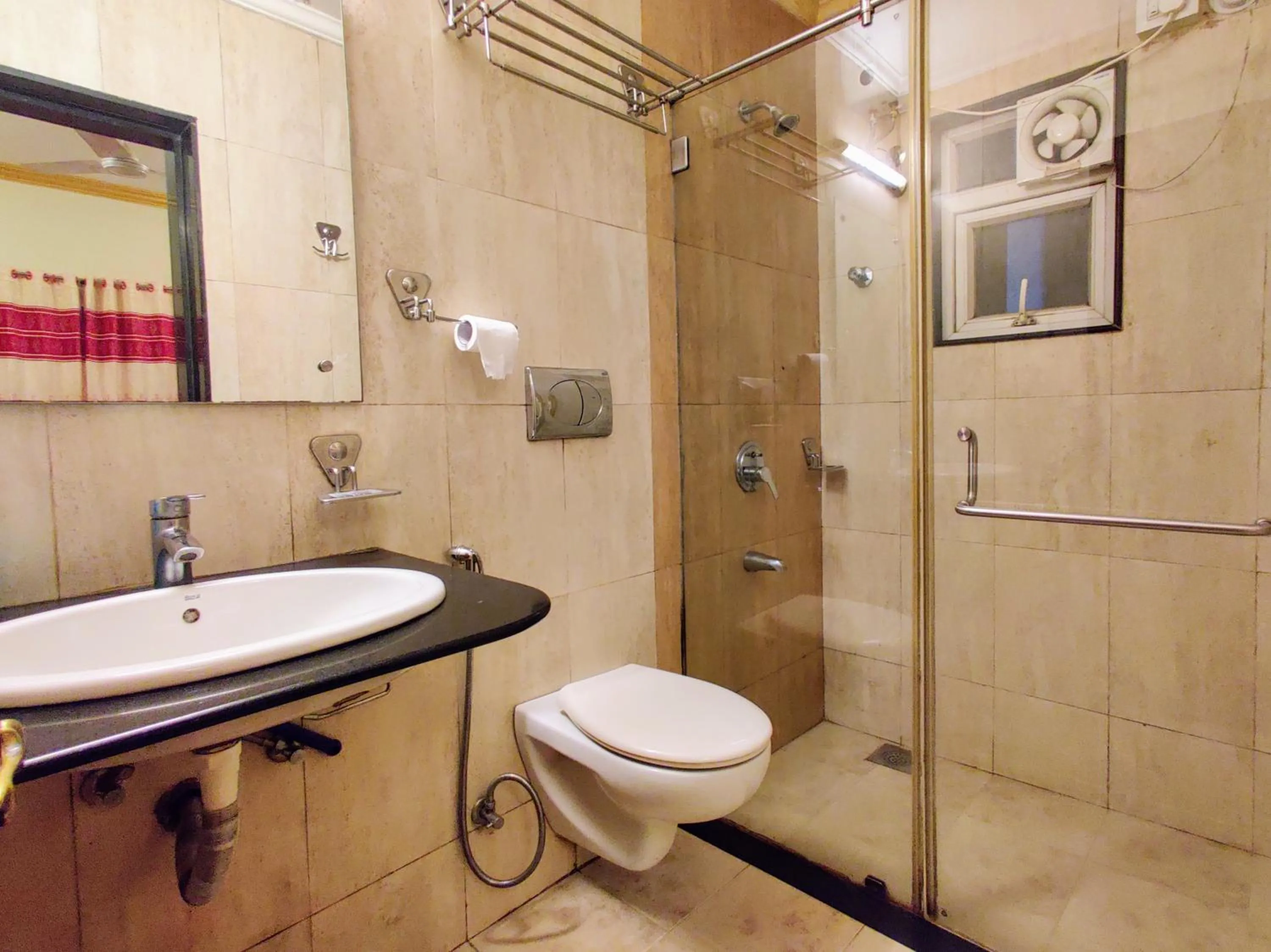Shower in Ivy Retreat Apartments, Baga, Goa