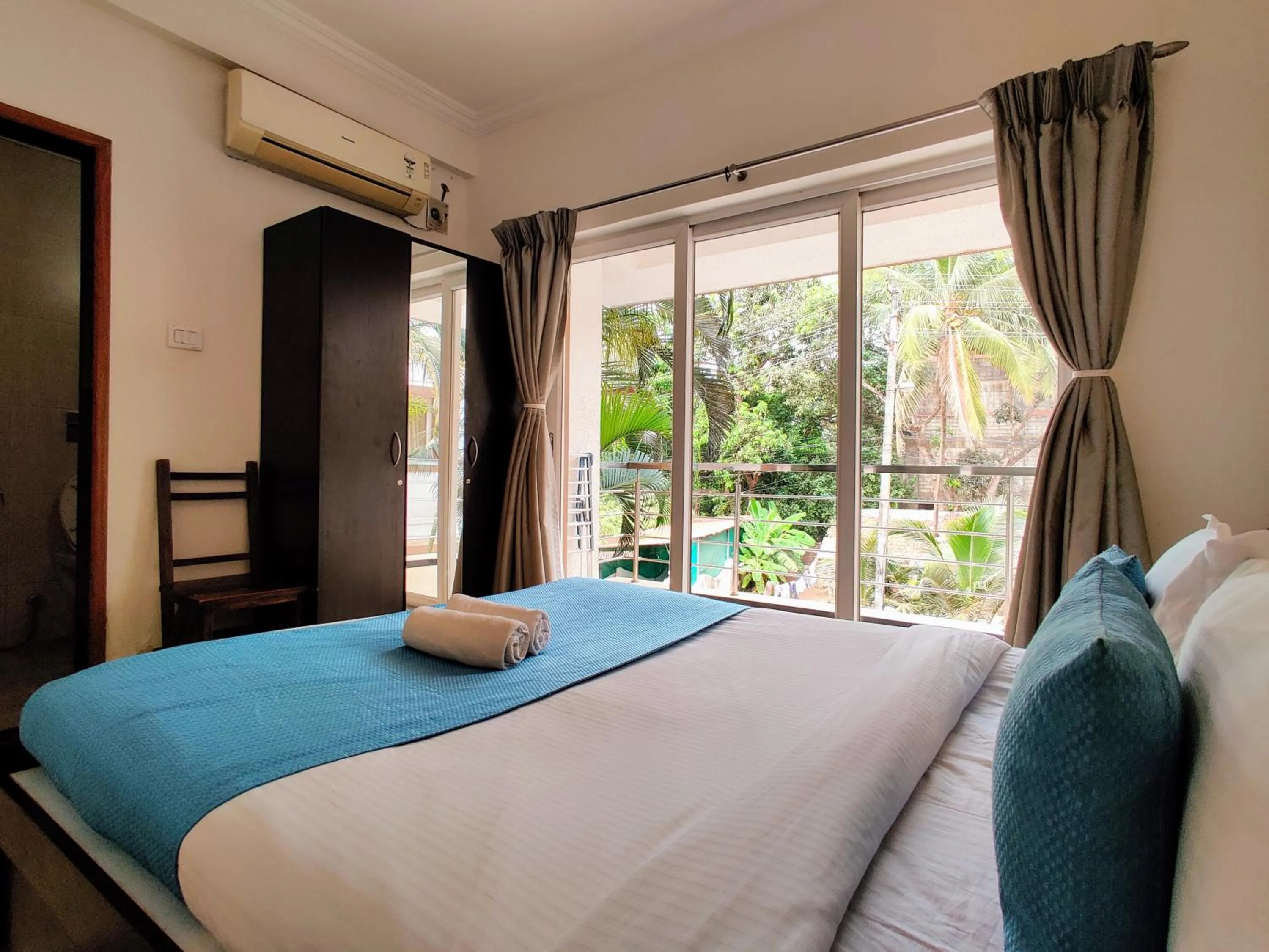 Bed in Ivy Retreat Apartments, Baga, Goa