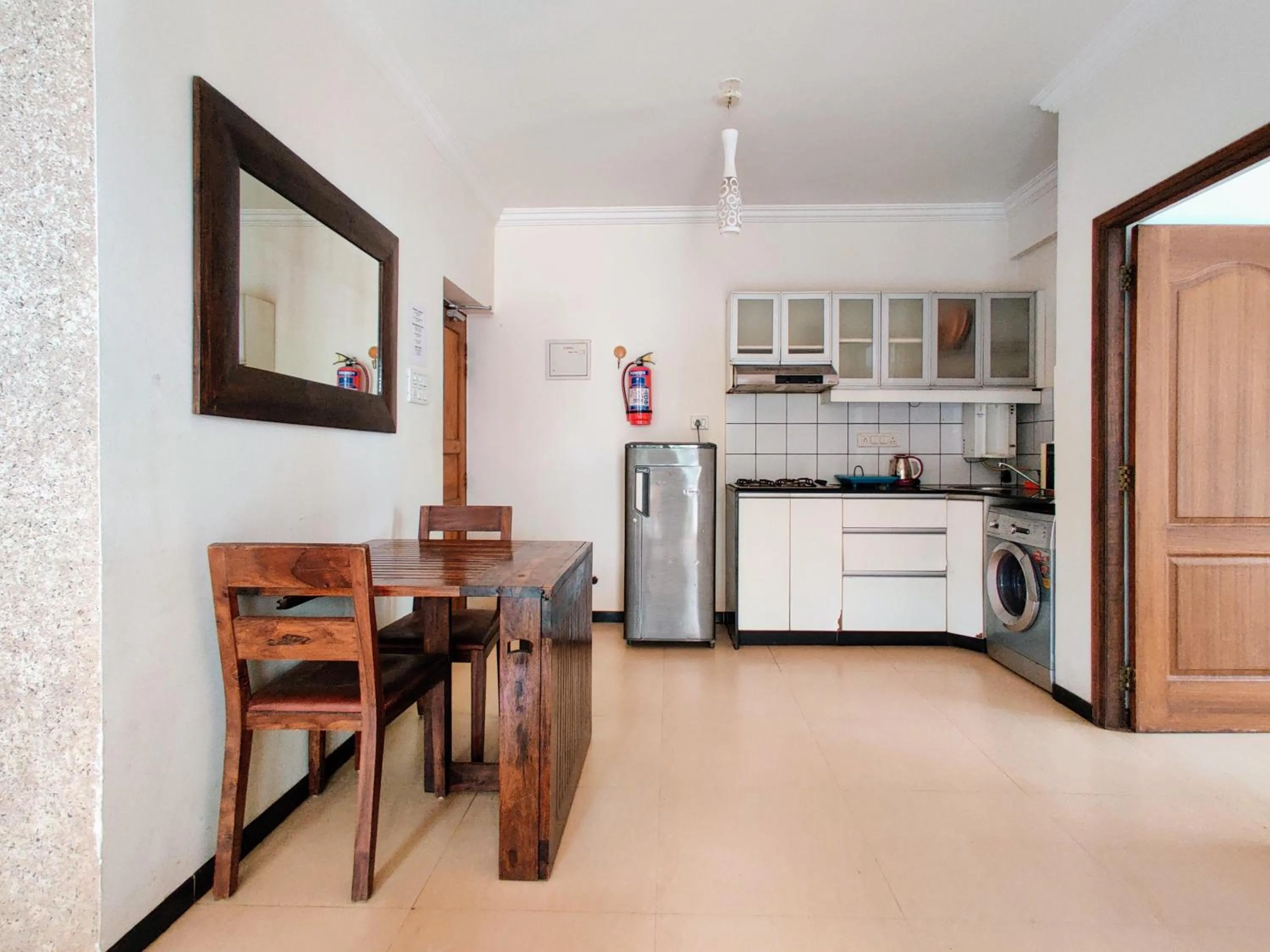 Kitchen or kitchenette in Ivy Retreat Apartments, Baga, Goa