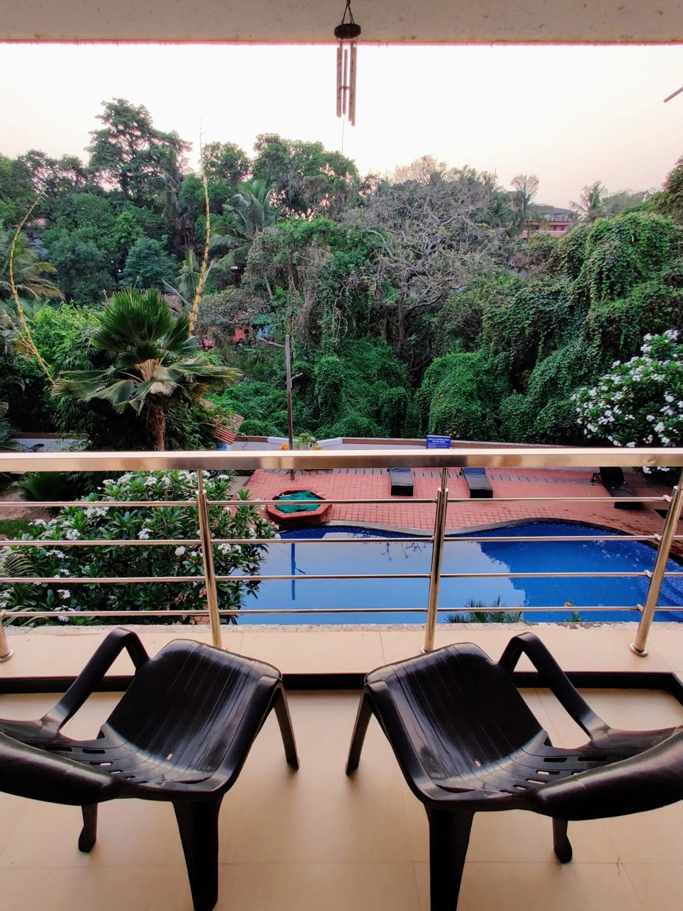 Balcony/Terrace in Ivy Retreat Apartments, Baga, Goa