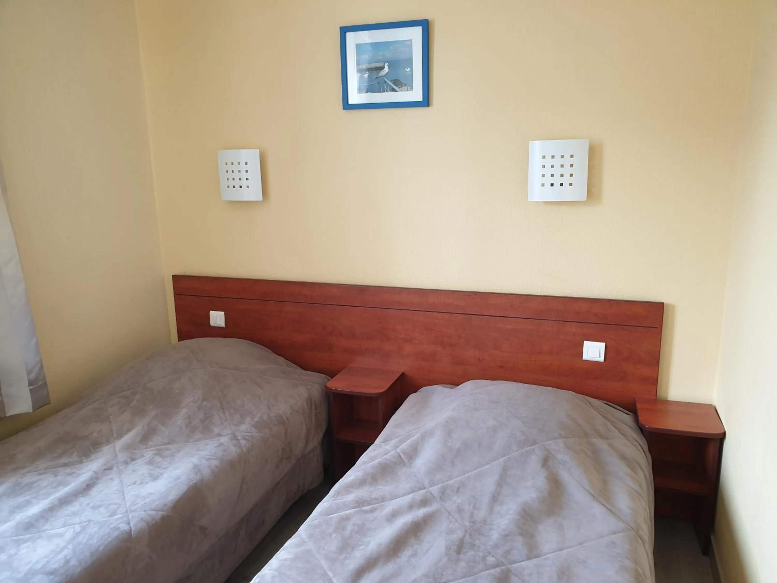 Bedroom, Bed in Hotel Restaurant Les Oceanides