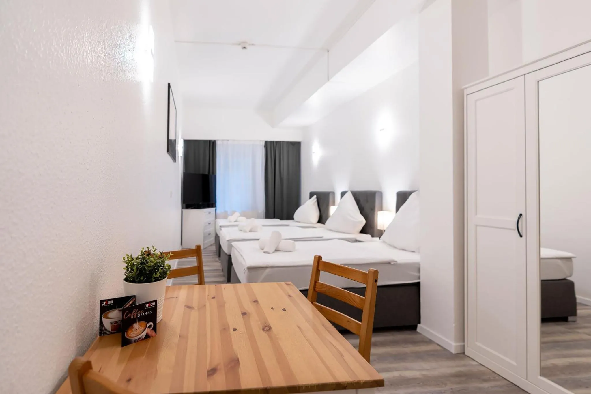 Bed in Hotel Bergheim