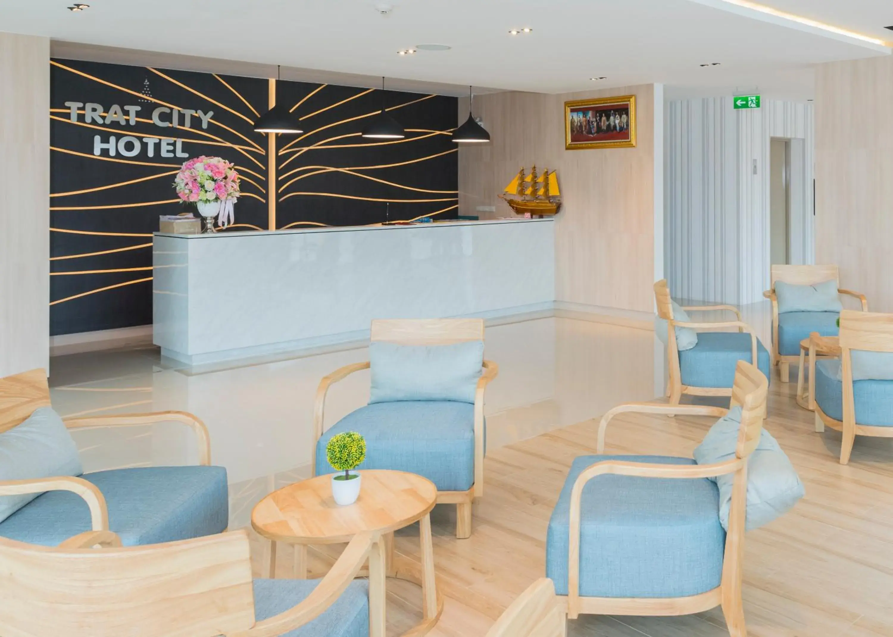 Lobby or reception in Trat City Hotel Lobby or reception in Trat City Hotel
