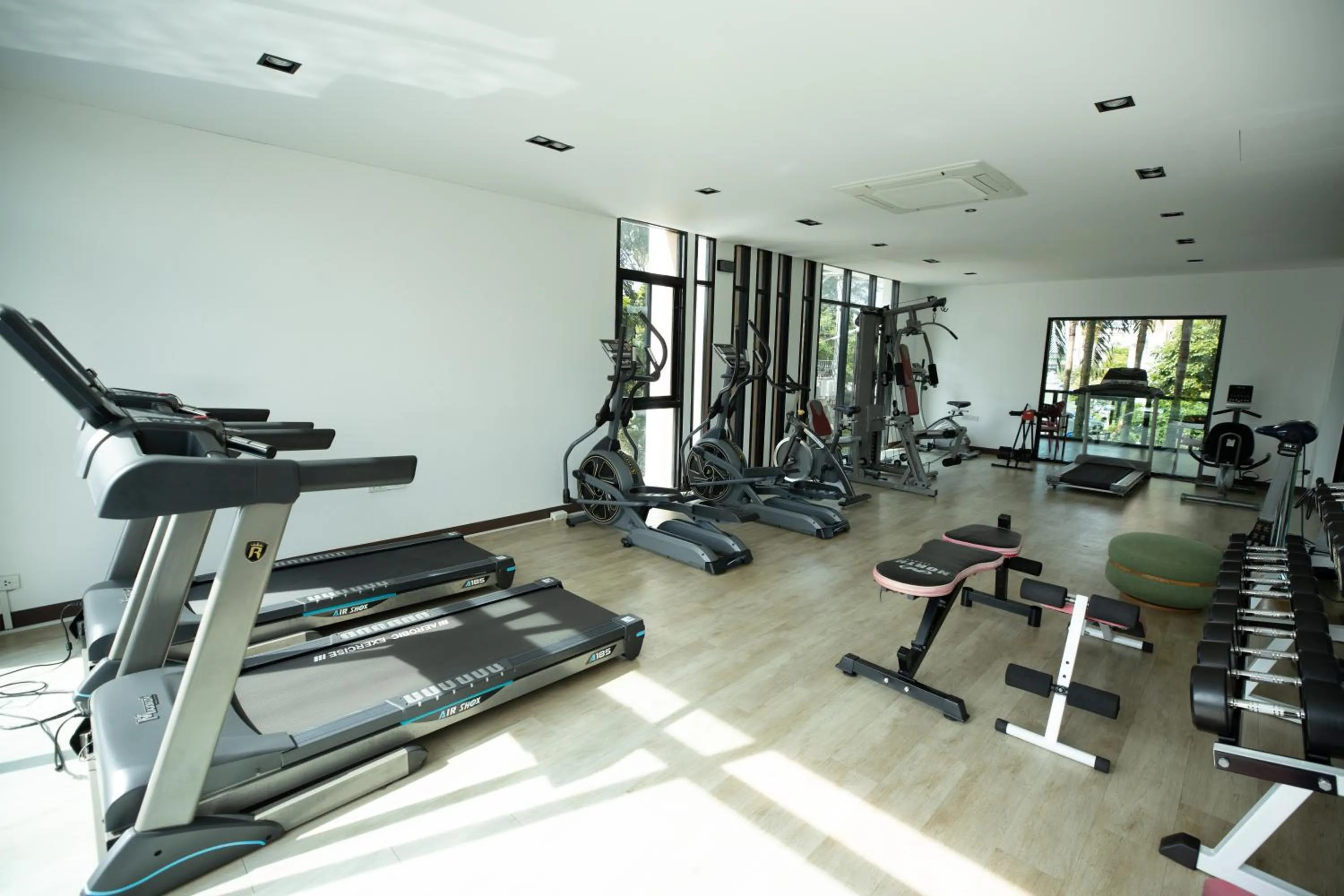 Fitness centre/facilities in Trat City Hotel