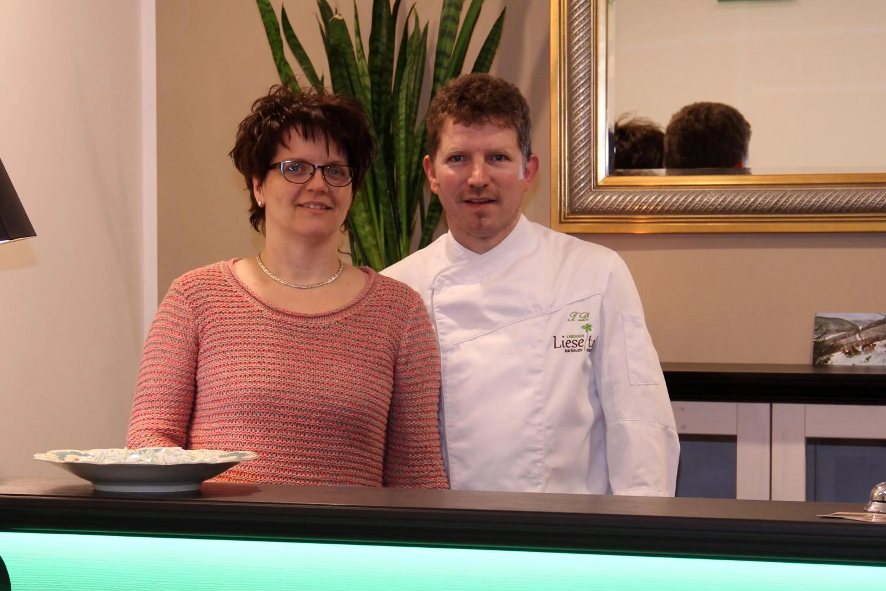 Family in Landidyll Landhaus Liesetal