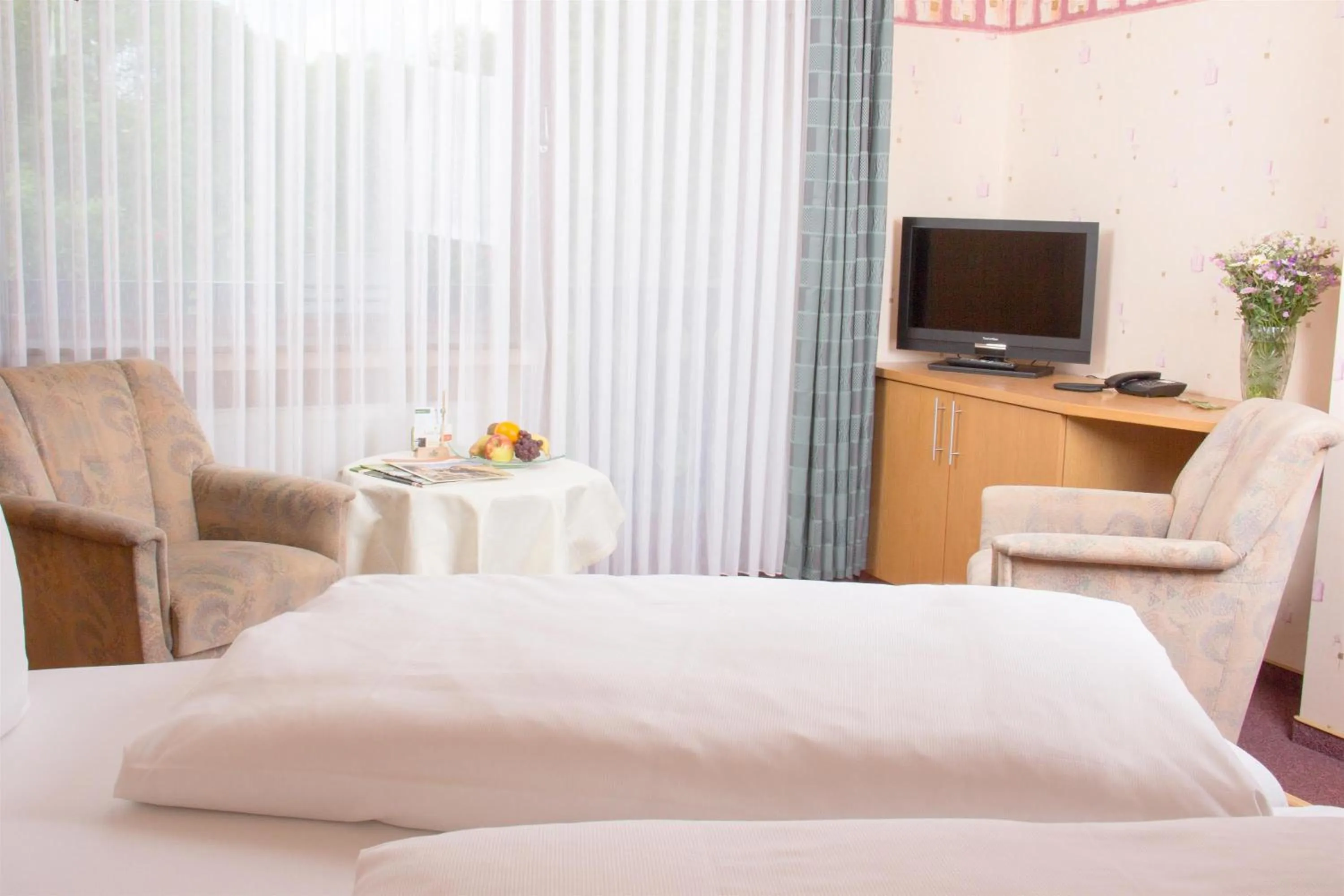 Photo of the whole room, Bed in Landidyll Landhaus Liesetal