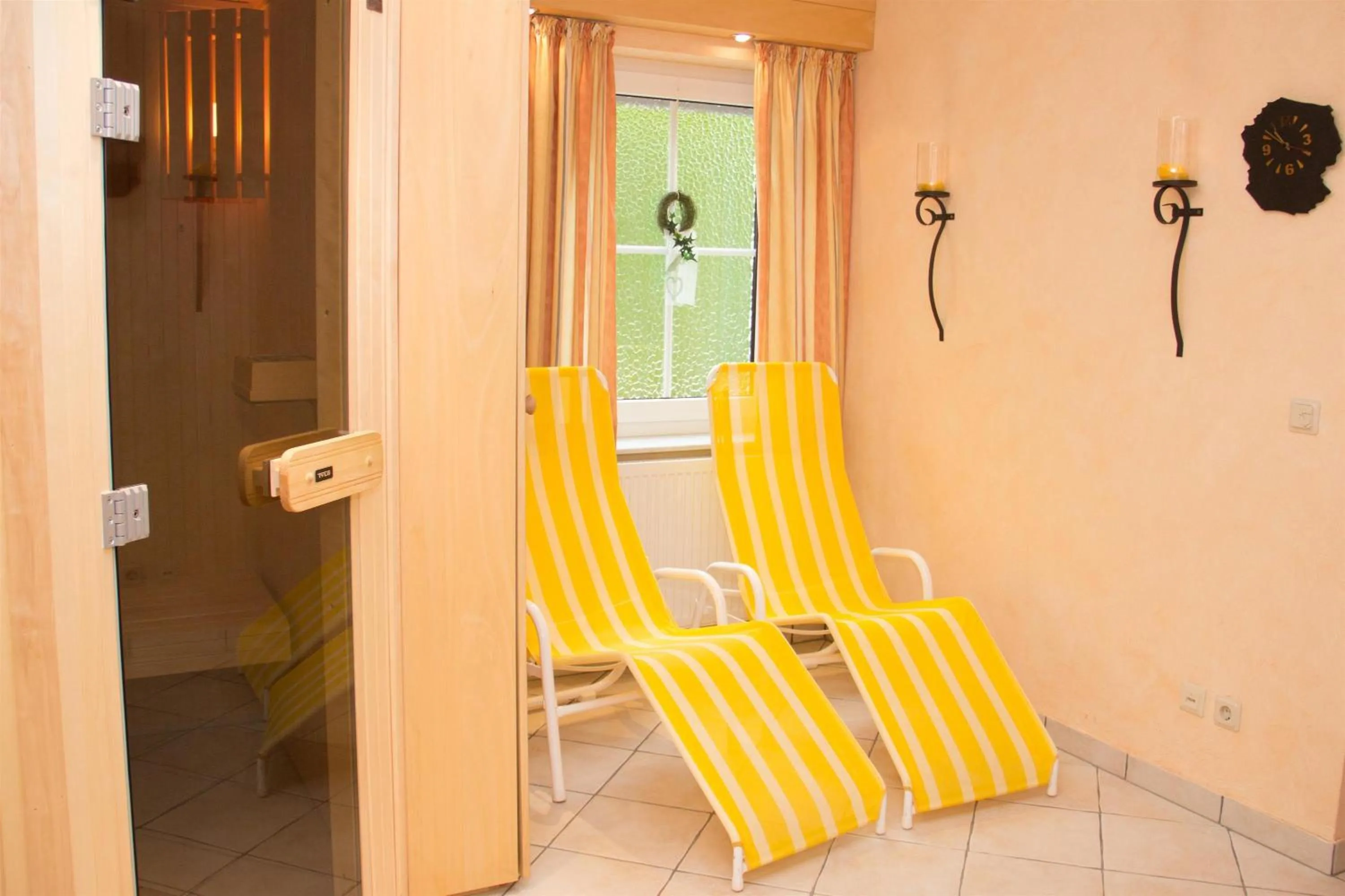 Sauna in Landidyll Landhaus Liesetal