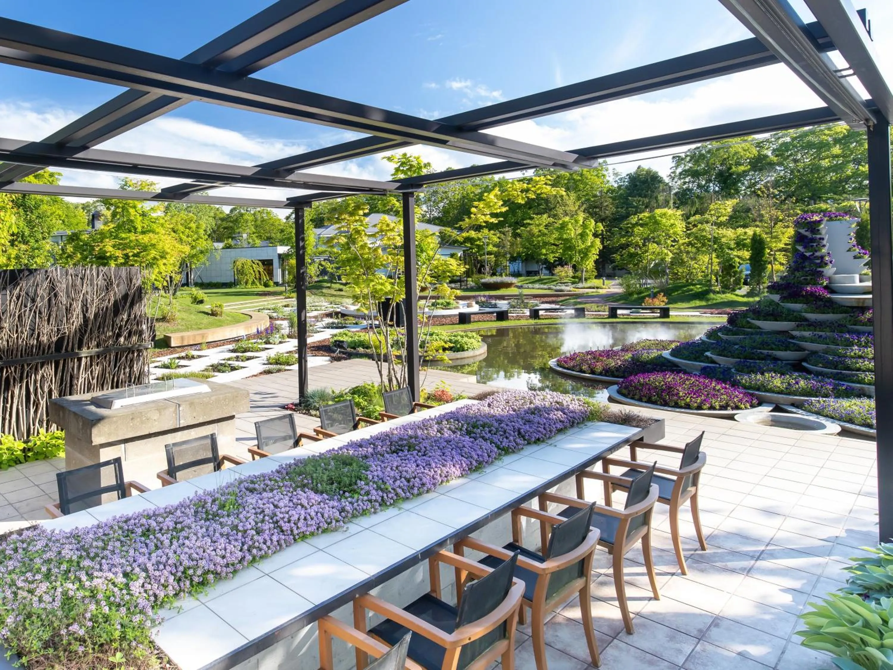Garden view in Hakodate Onuma Tsuruga Resort EPUY- 30km from Hakodate Station