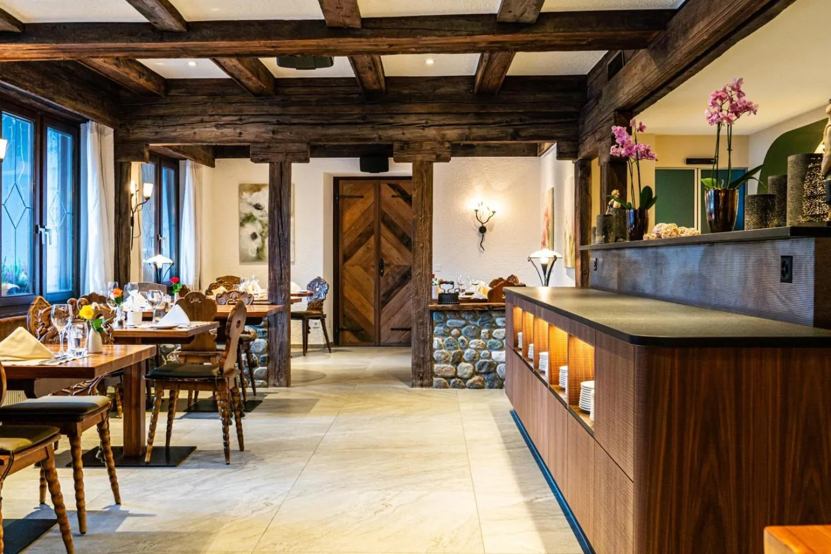 Restaurant/places to eat in Hotel Allalin Saas-Fee