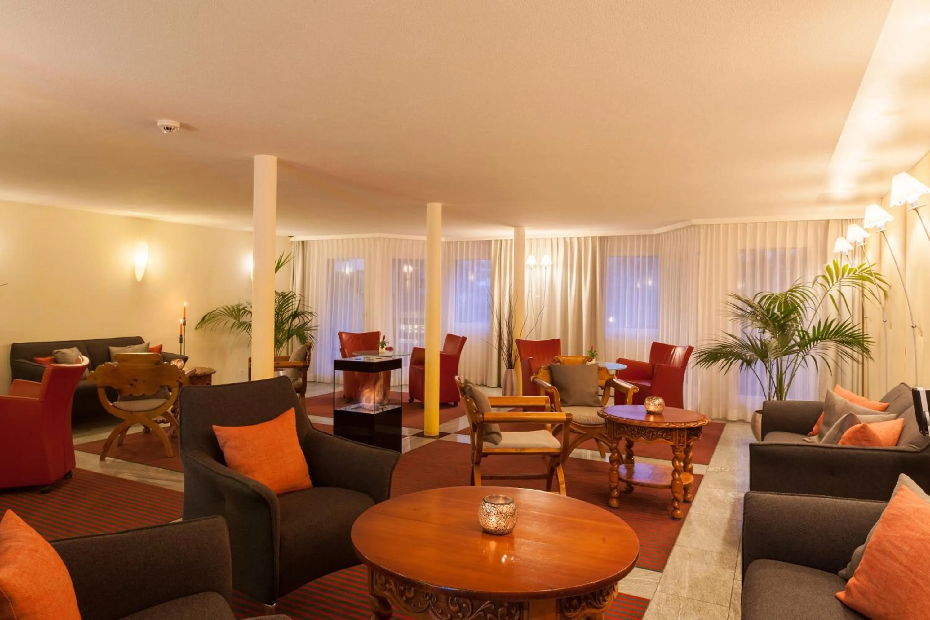 Lobby or reception in Hotel Allalin Saas-Fee