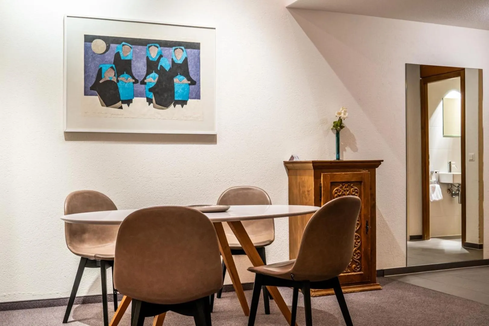 Living room in Hotel Allalin Saas-Fee