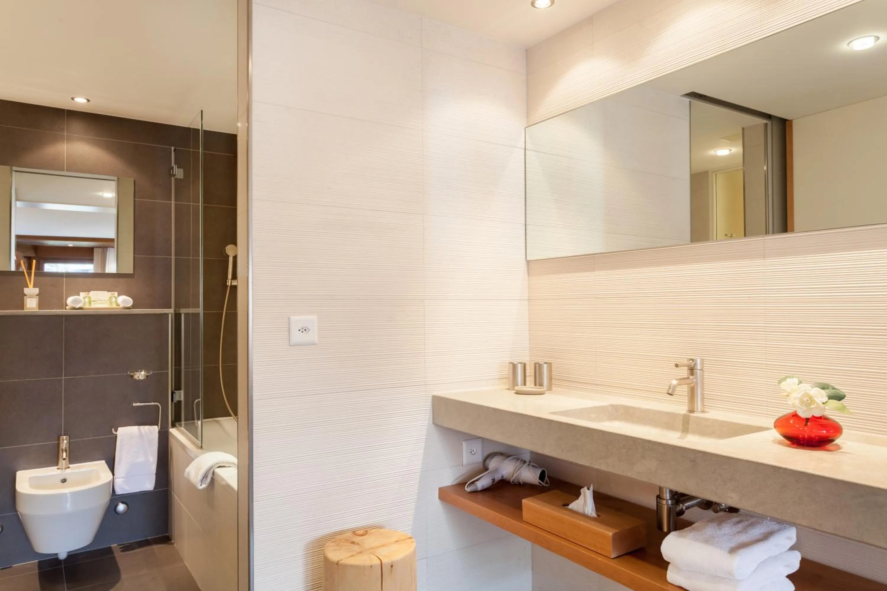 Bathroom in Hotel Allalin Saas-Fee