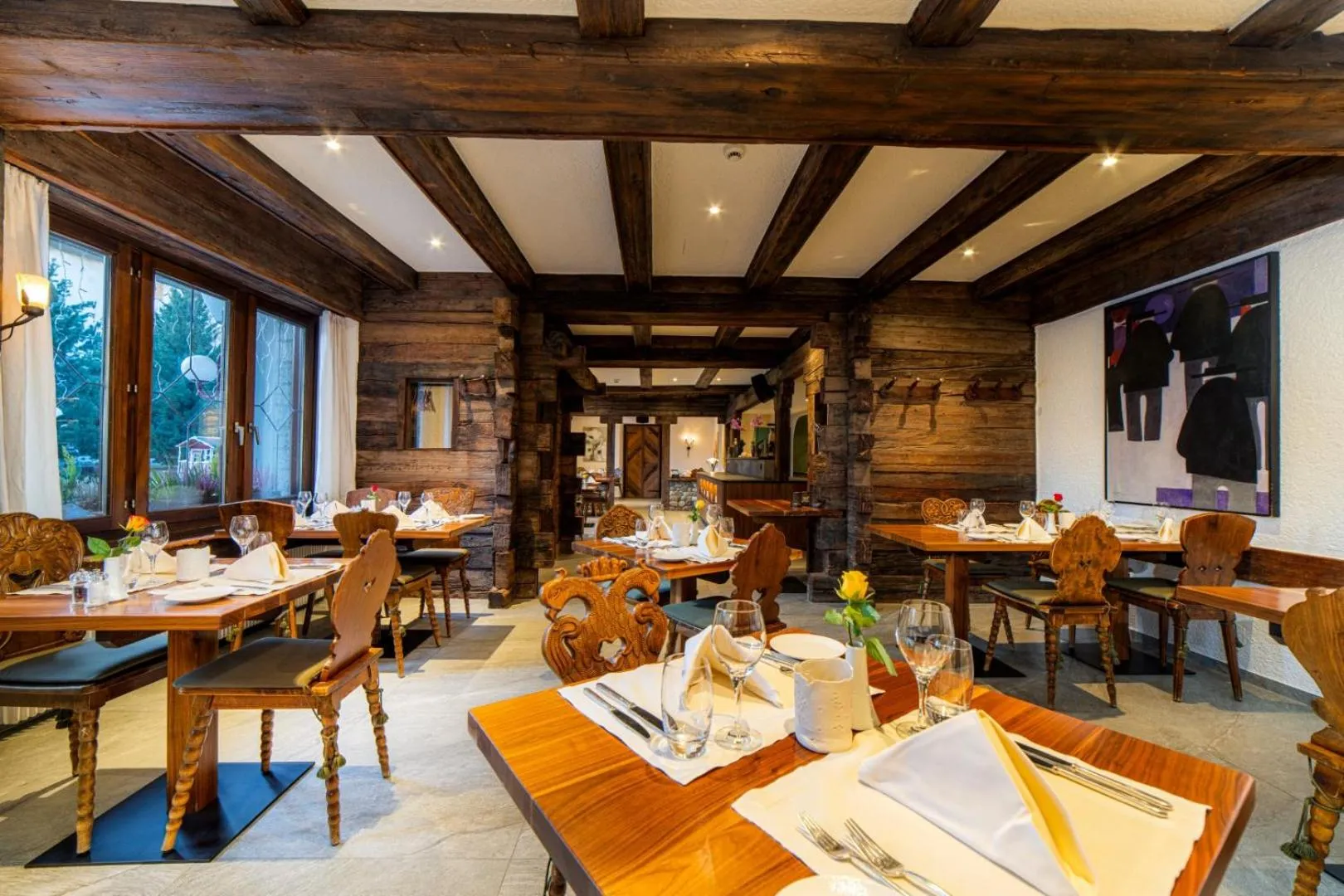 Restaurant/places to eat in Hotel Allalin Saas-Fee