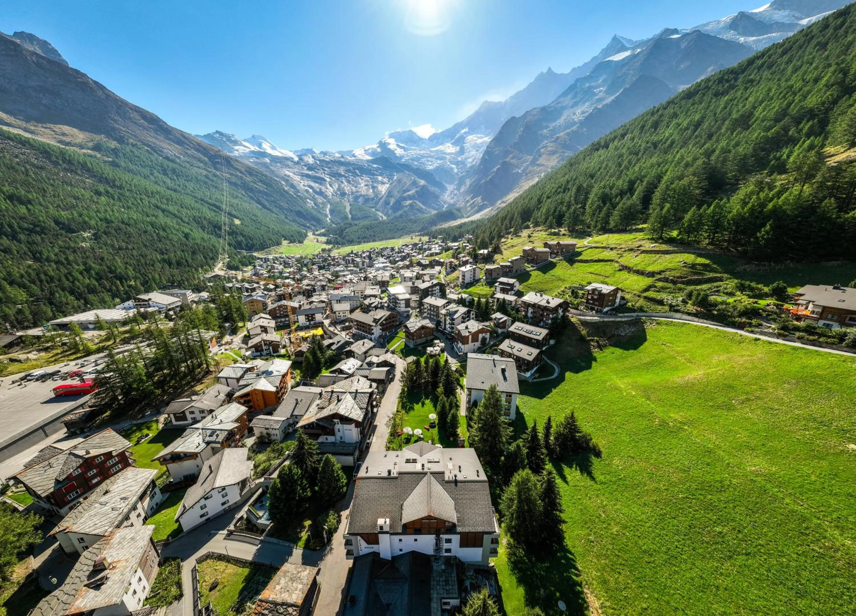 Bird's eye view in Hotel Allalin Saas-Fee