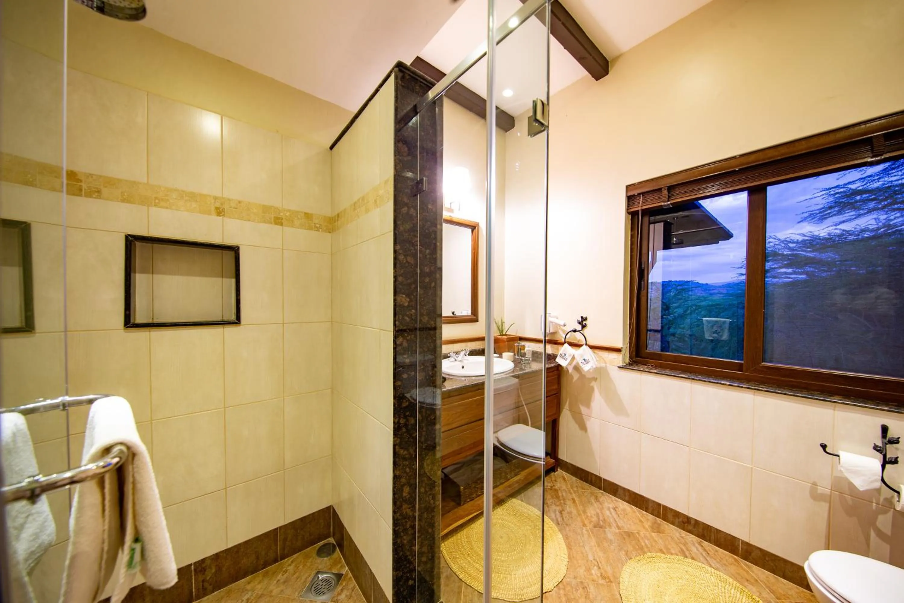 Shower in The Retreat at Ngorongoro