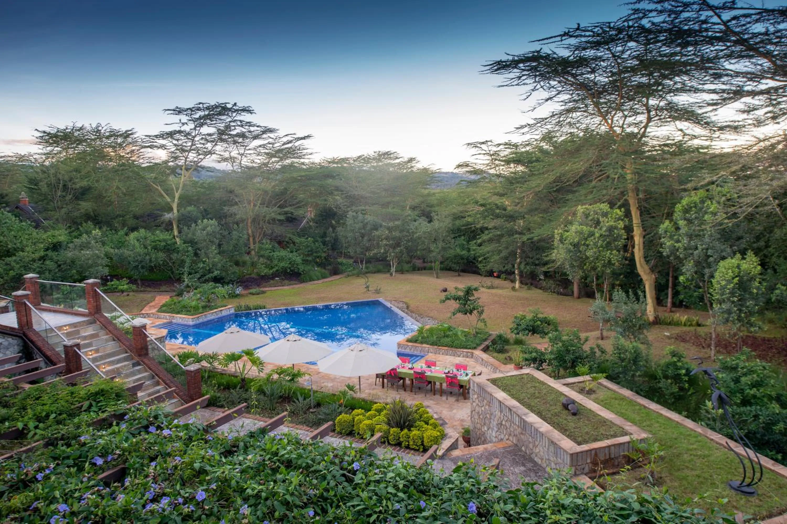 Swimming pool in The Retreat at Ngorongoro