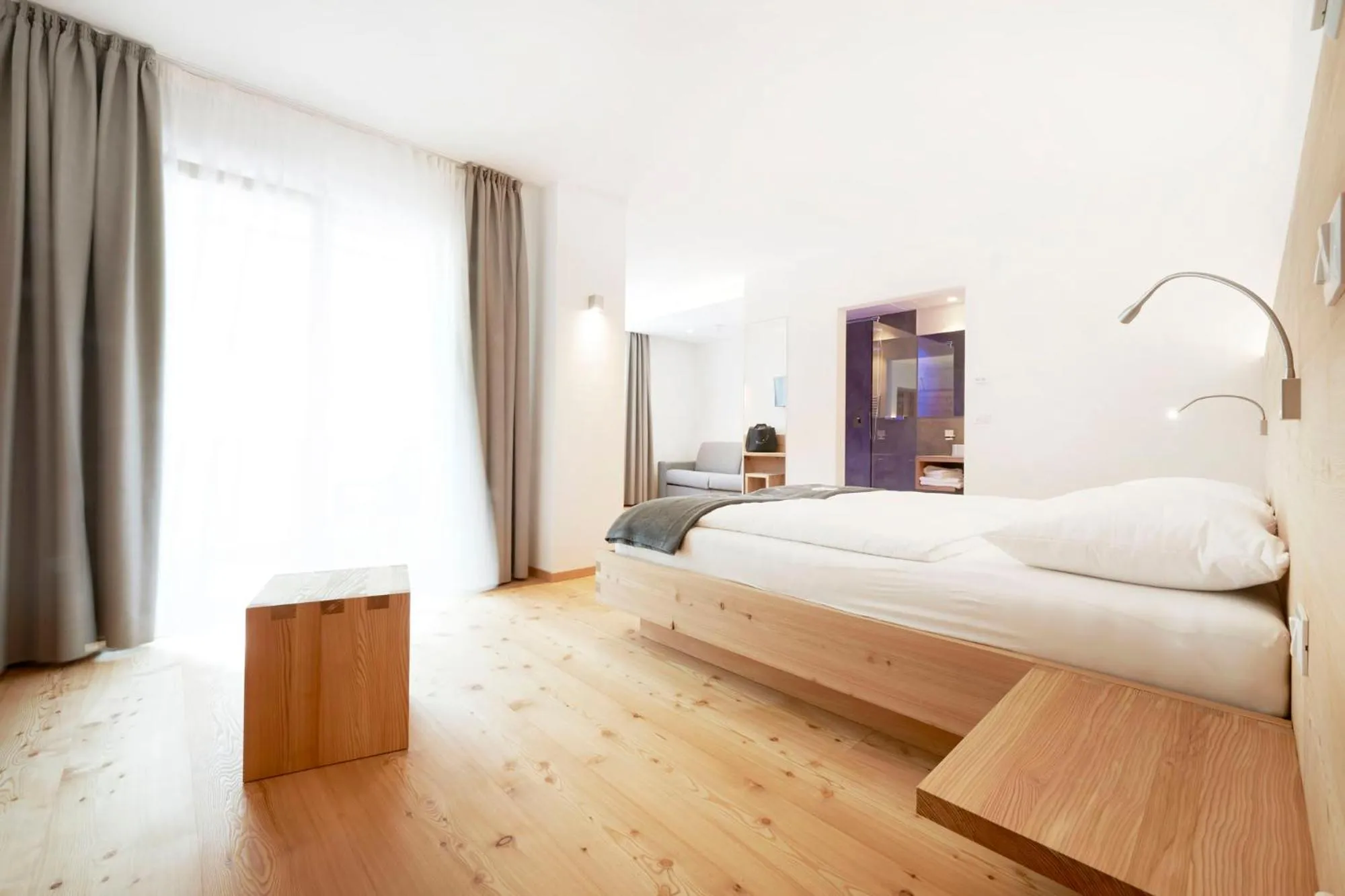 Bedroom, Bed in Vegan Hotel La Vimea