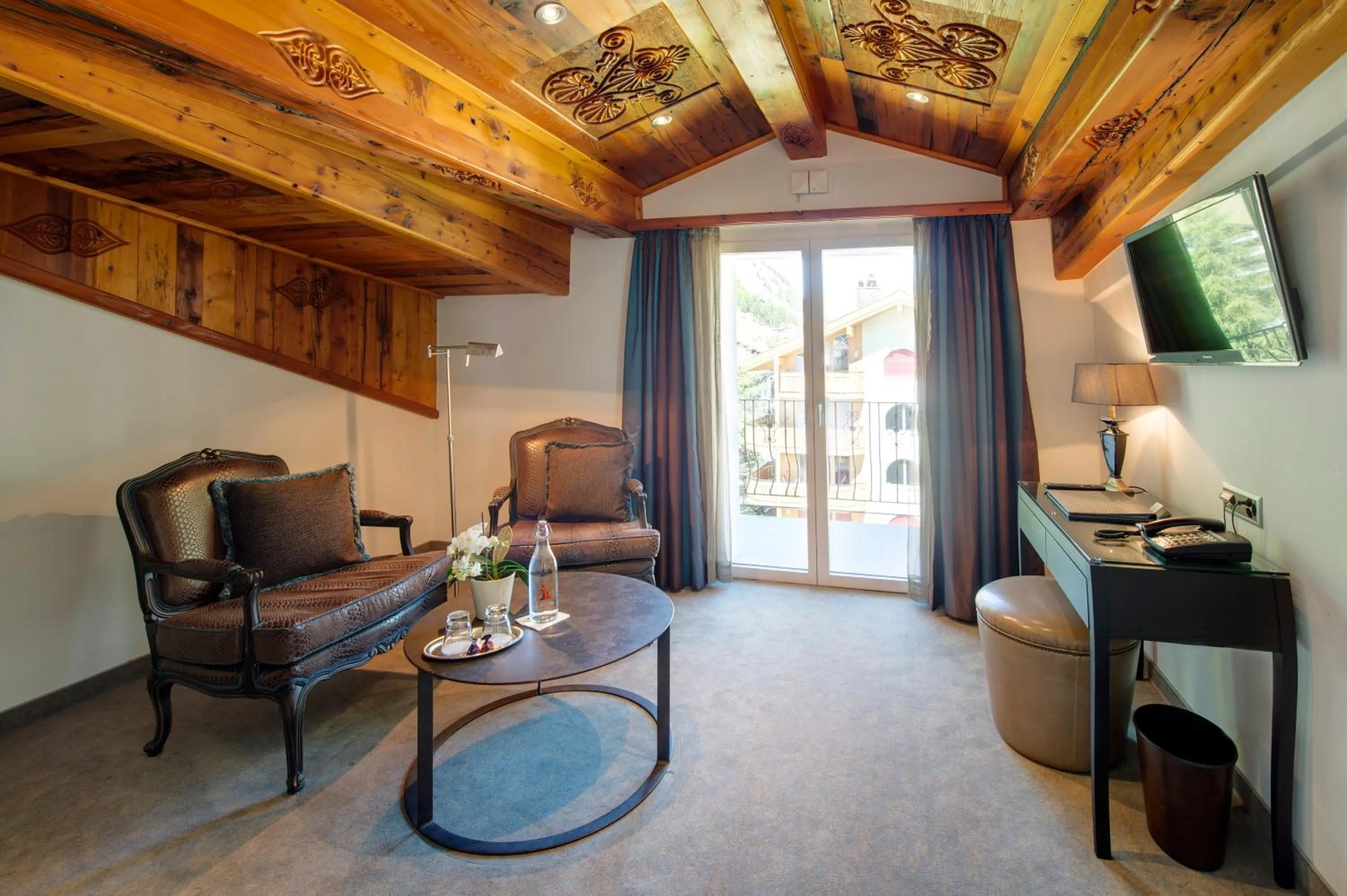 Seating Area in SchlossHotel Zermatt Active & CBD Spa Hotel