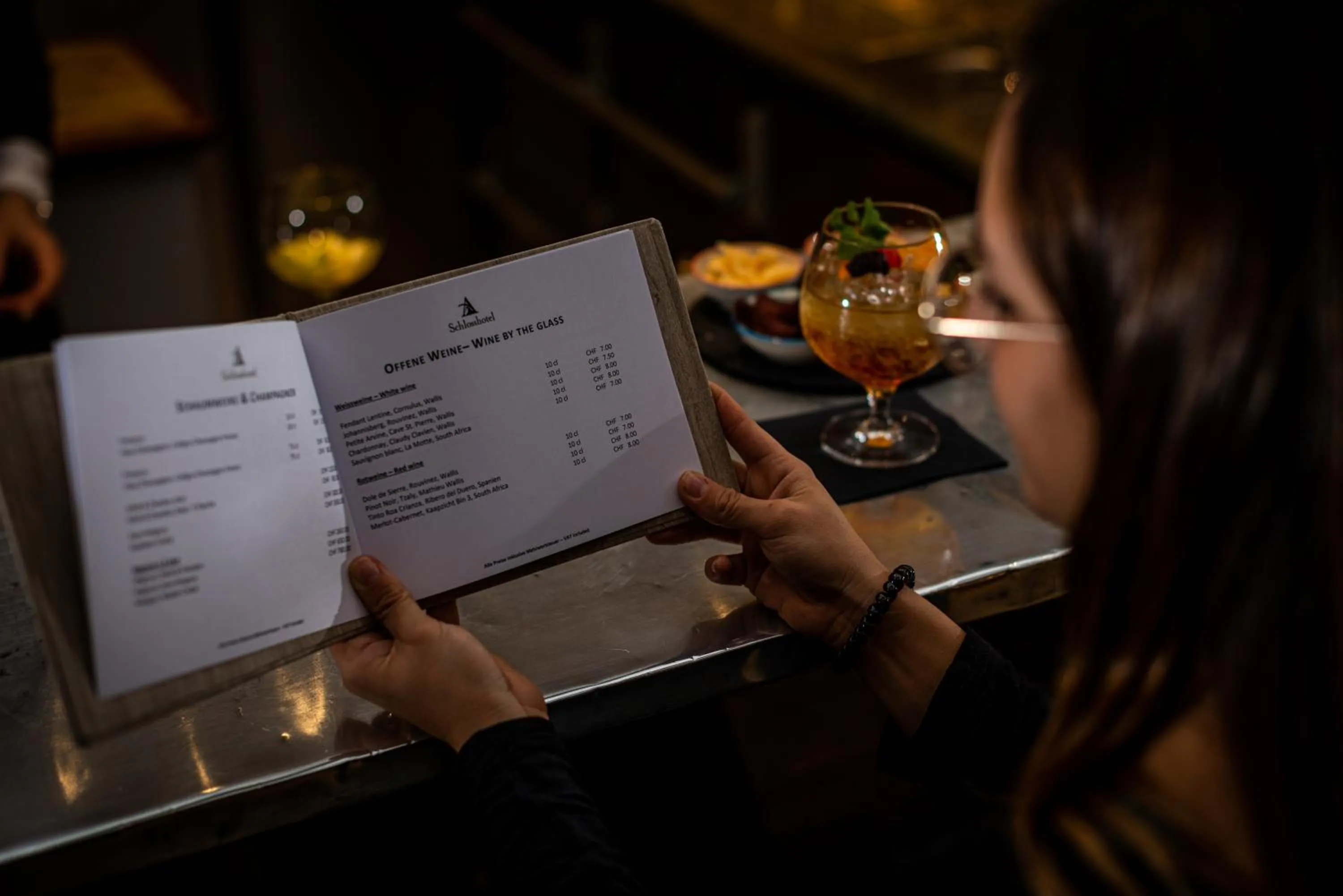 Lounge or bar in SchlossHotel Zermatt Active & CBD Spa Hotel