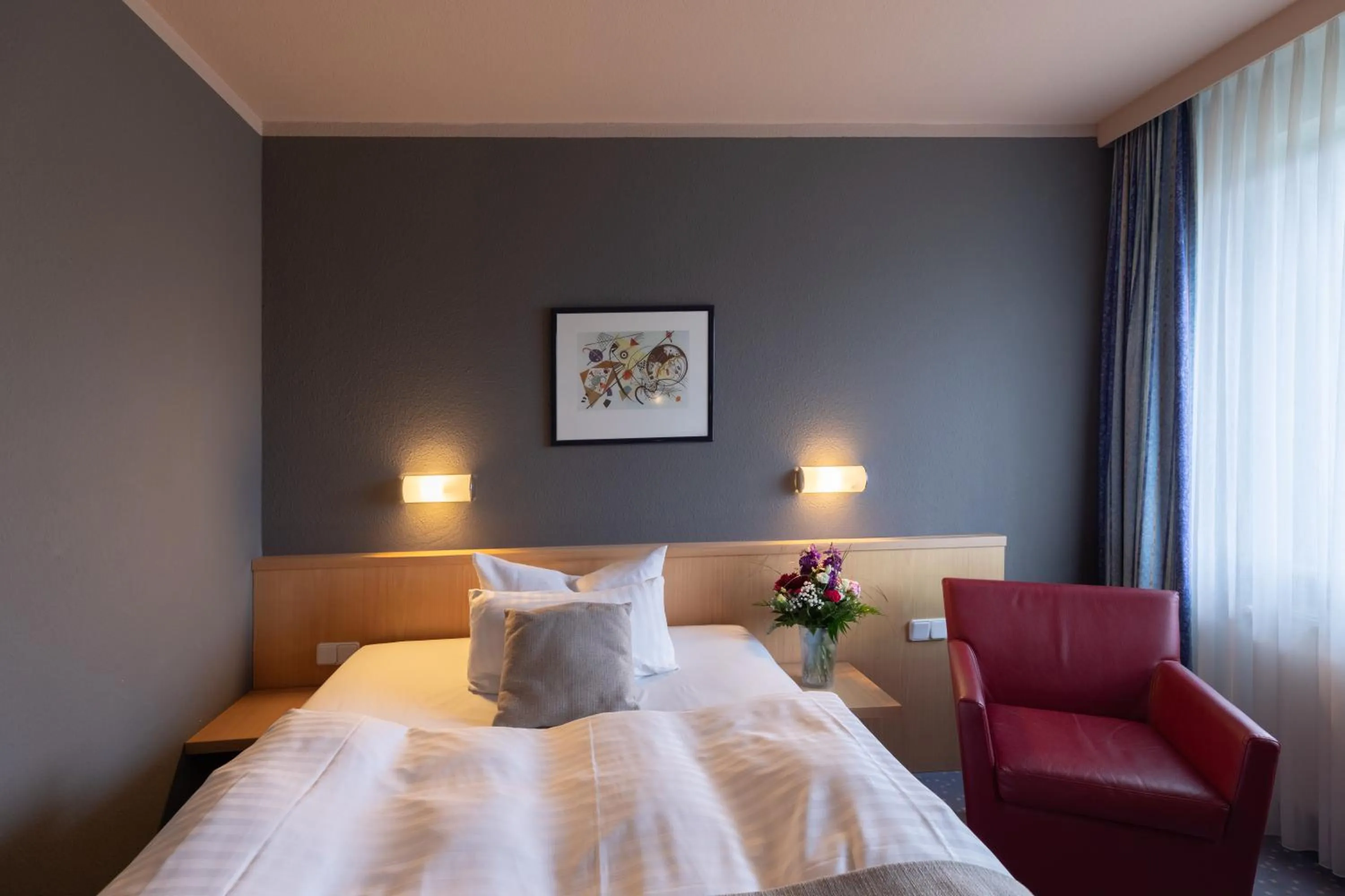 Bed in Novum Hotel Seegraben Cottbus