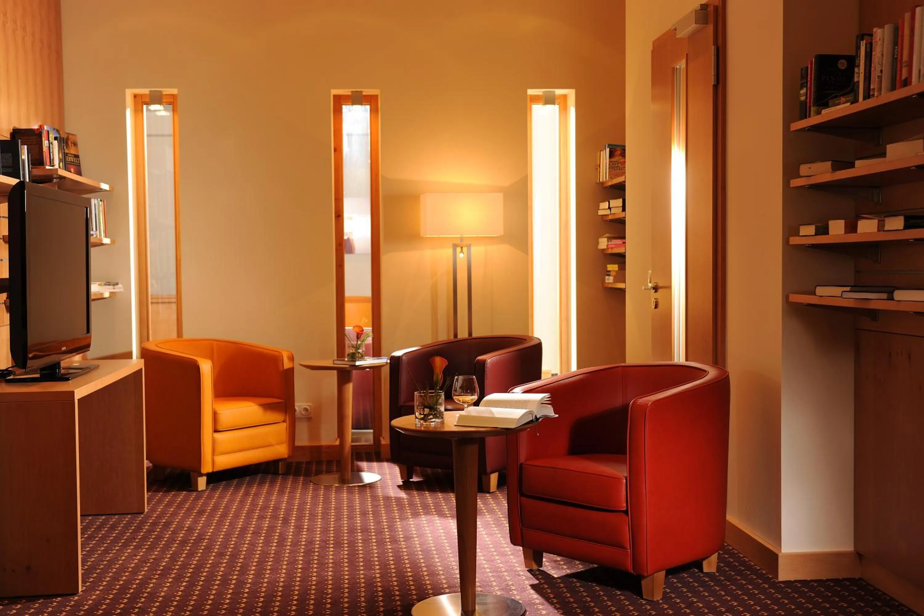 Seating area in Park-Hotel Hübner