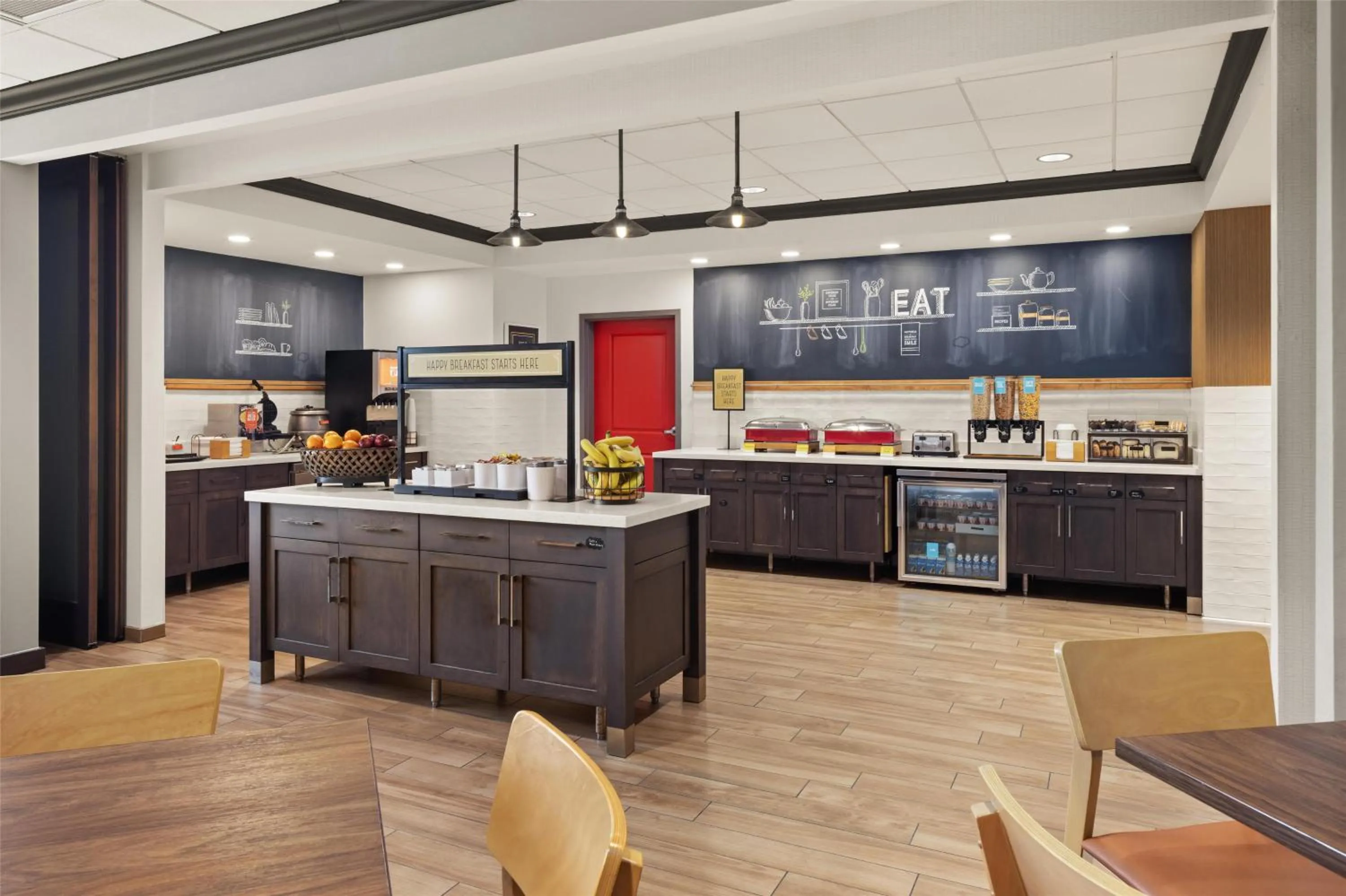 Breakfast in Hampton Inn Minneapolis-Roseville,MN