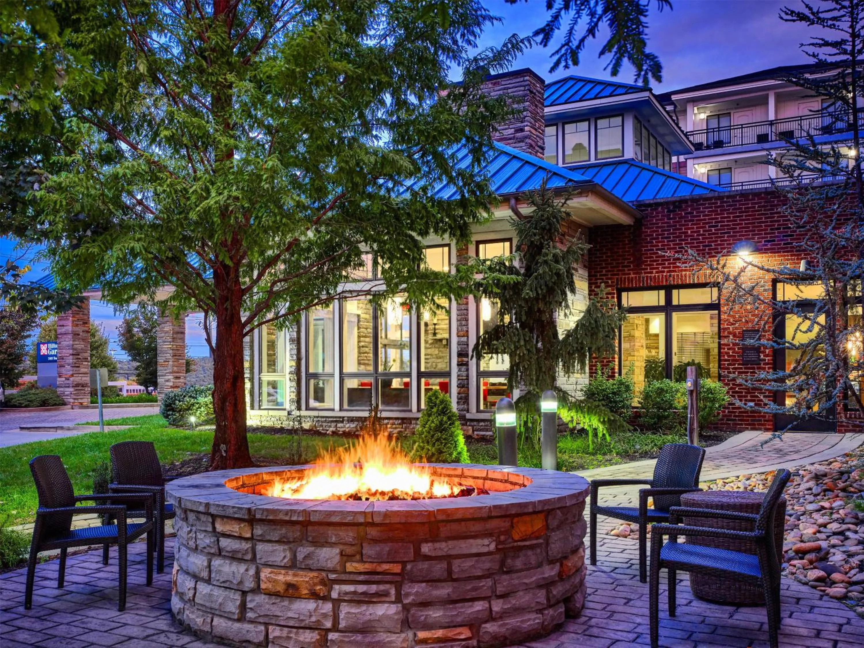 Patio in Hilton Garden Inn Pigeon Forge
