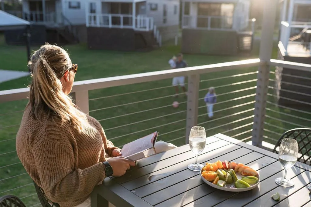 Balcony/Terrace in Barlings Beach Holiday Park