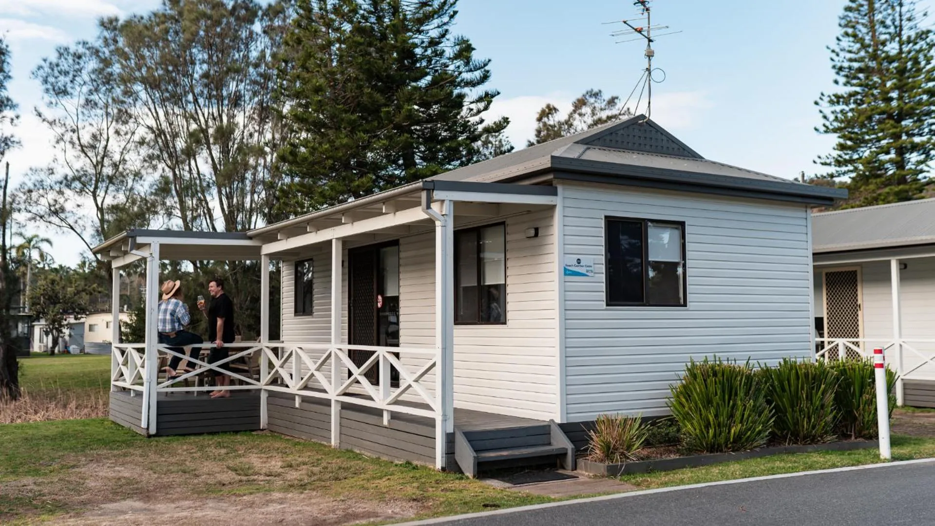 Patio in Barlings Beach Holiday Park