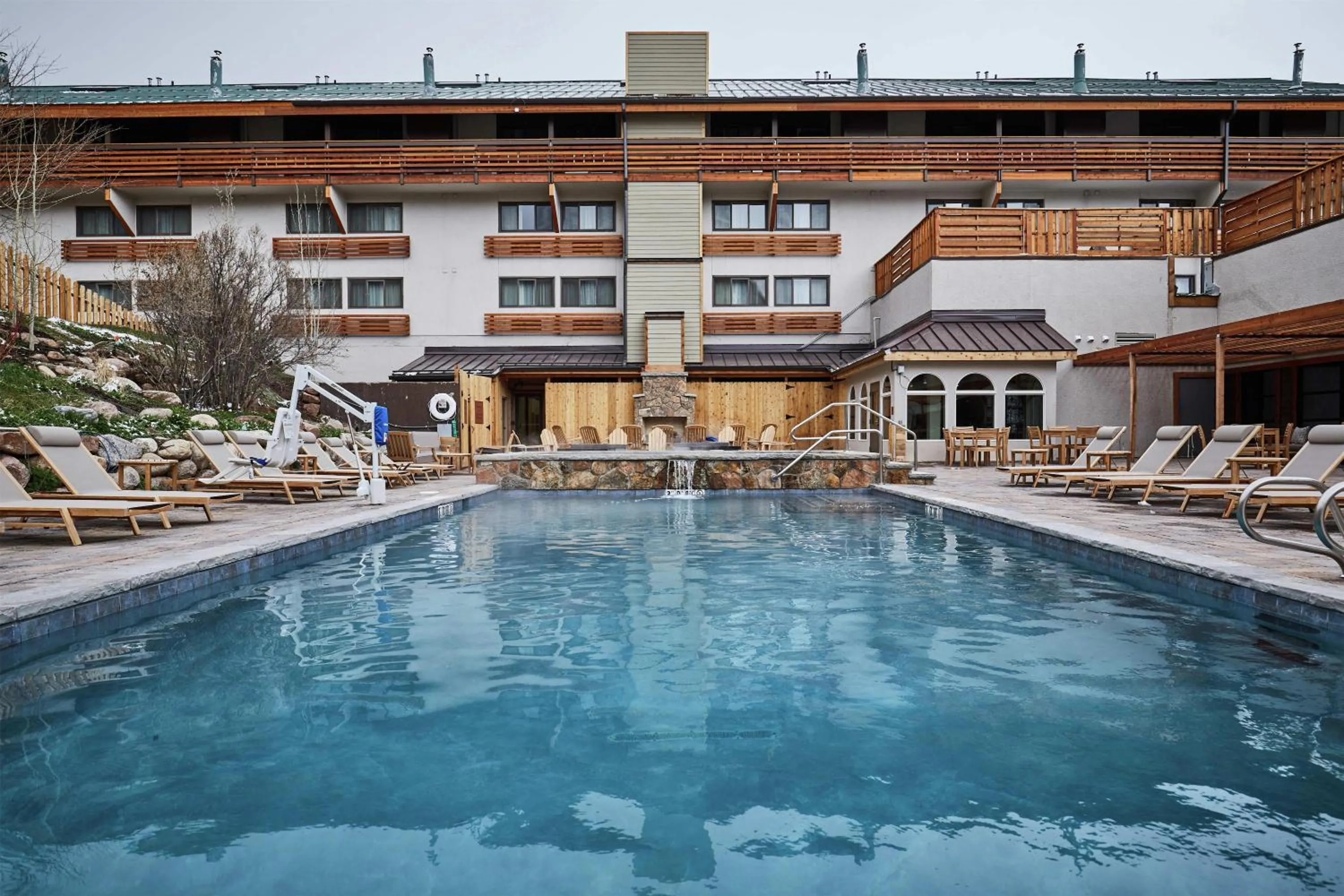 Pool view in Highline Vail - a DoubleTree by Hilton