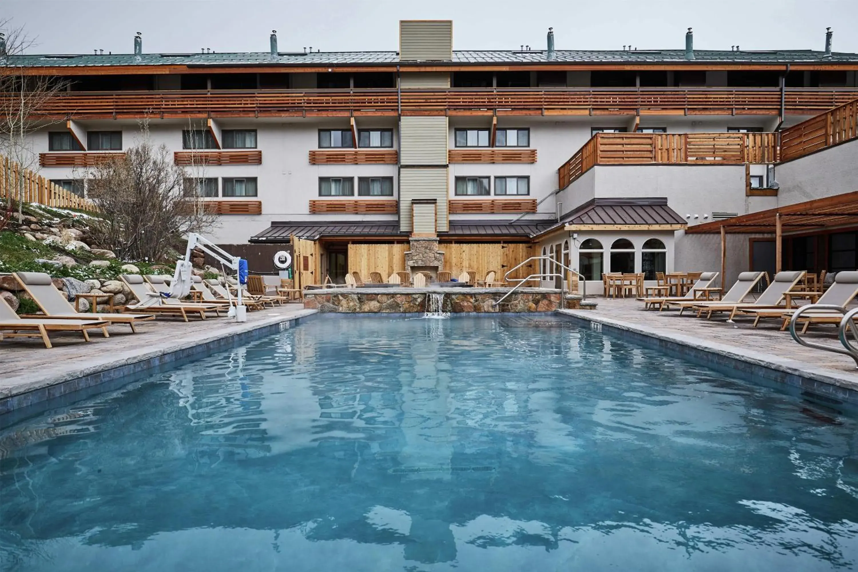 Pool view in Highline Vail - a DoubleTree by Hilton Pool view in Highline Vail - a DoubleTree by Hilton